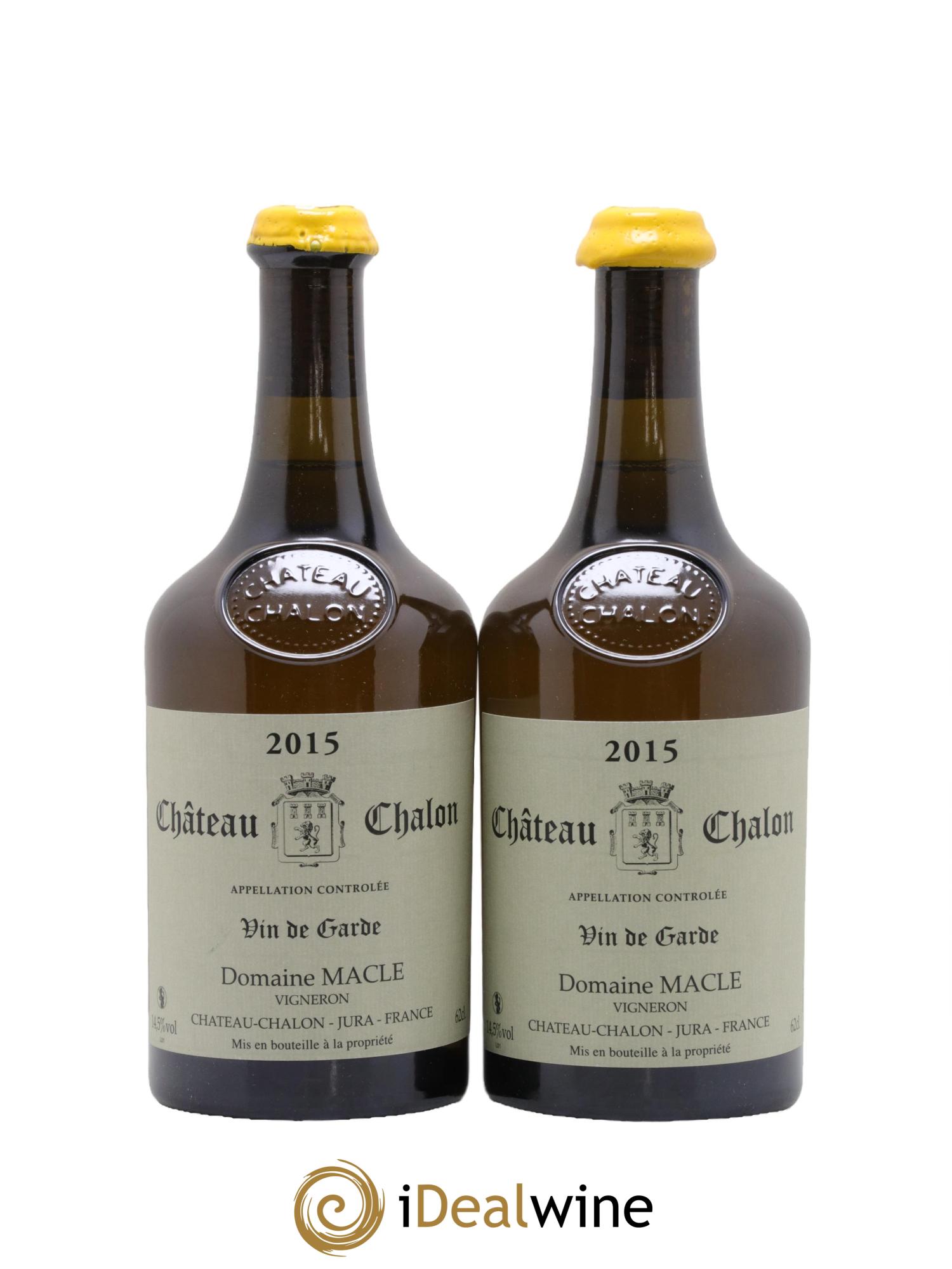 Château-Chalon Jean Macle 2015 - Lot de 2 clavelins - 0