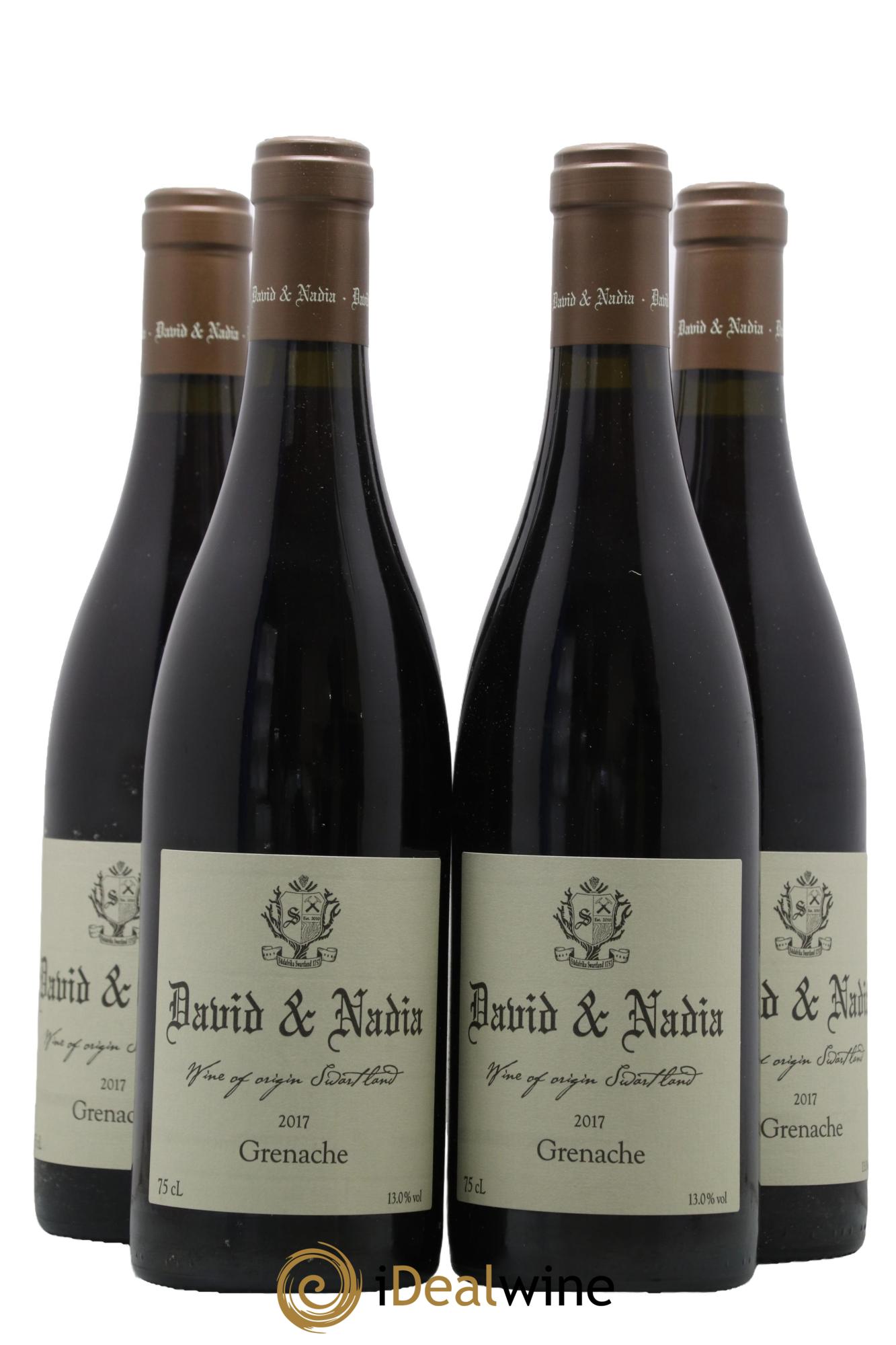 Afrique du Sud Grenache Domaine David et Nadia 2017 - Lot de 4 bouteilles - 0
