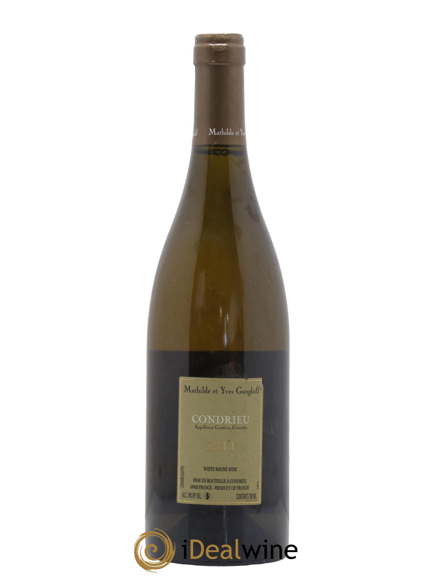Condrieu Domaine Gangloff (Domaine) 2011 - Lot de 1 bouteille - 1