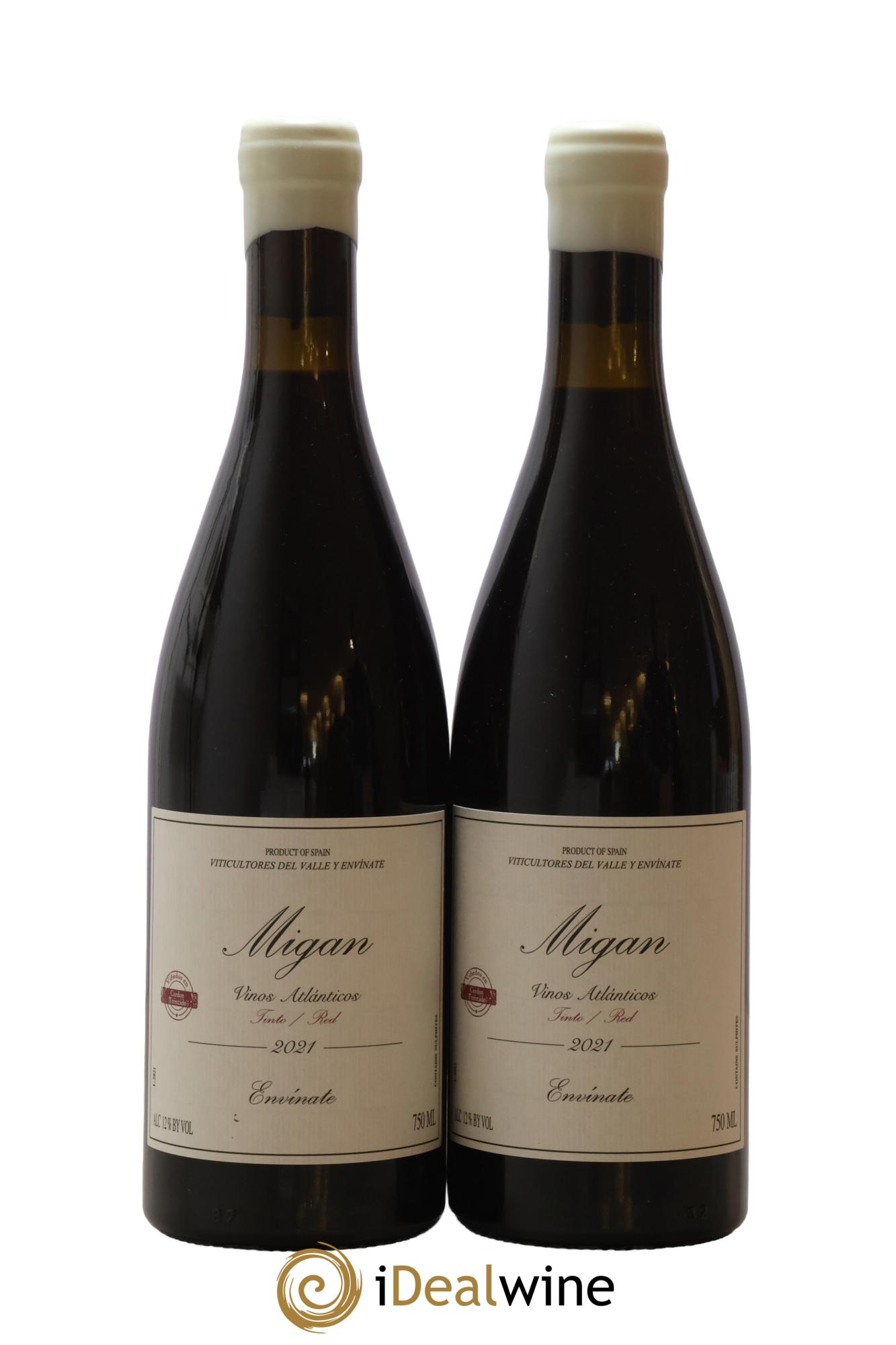 Vinos Atlanticos - Islas Canarias Migan Envinate 2021 - Lot de 2 bouteilles - 0