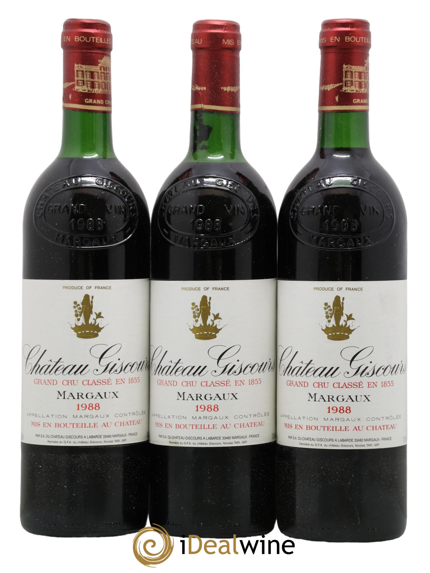 Château Giscours 3ème Grand Cru Classé 1988 - Lot de 12 bouteilles - 4