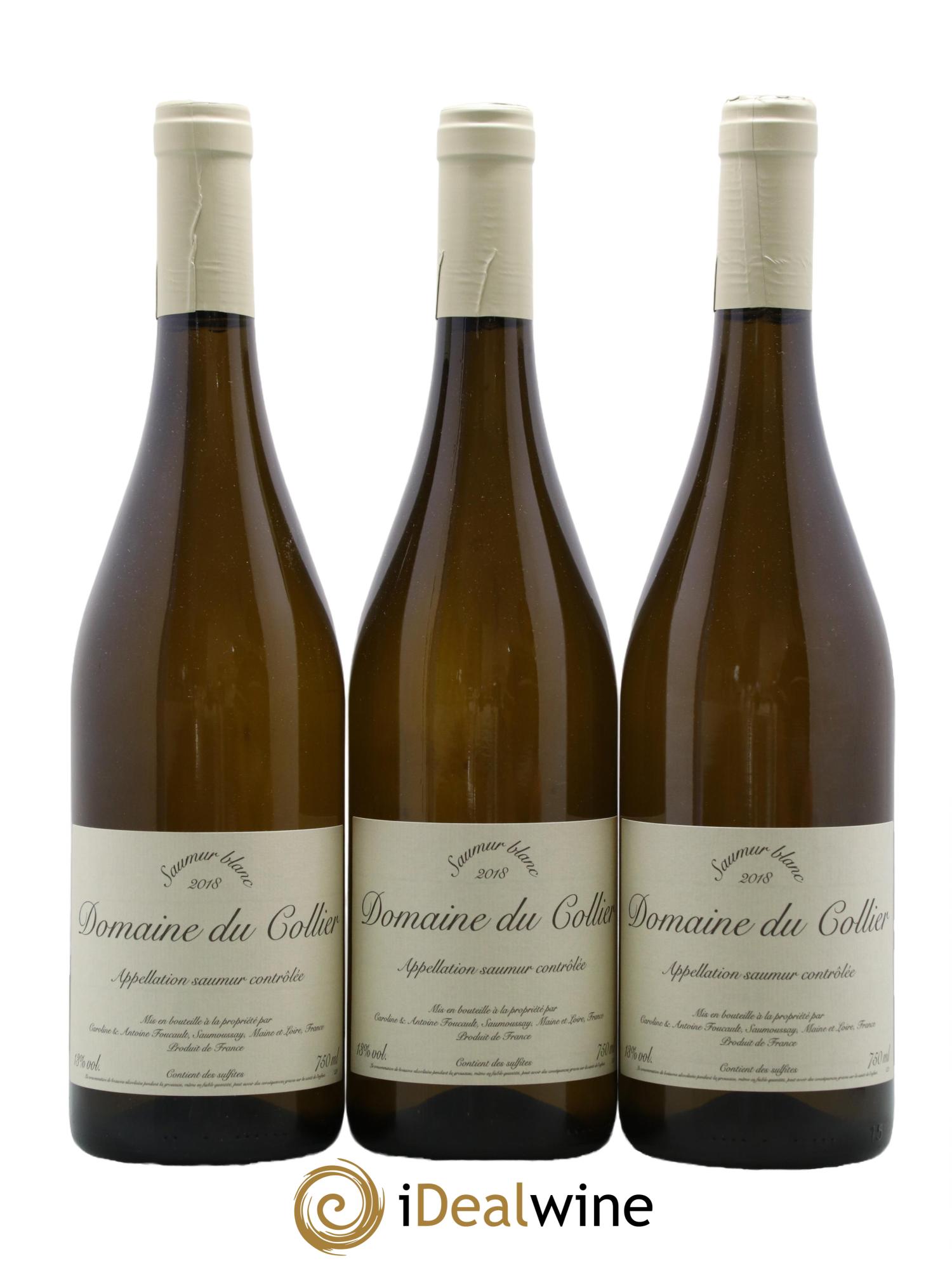 Saumur Domaine du Collier 2018 - Lot de 3 bouteilles - 0