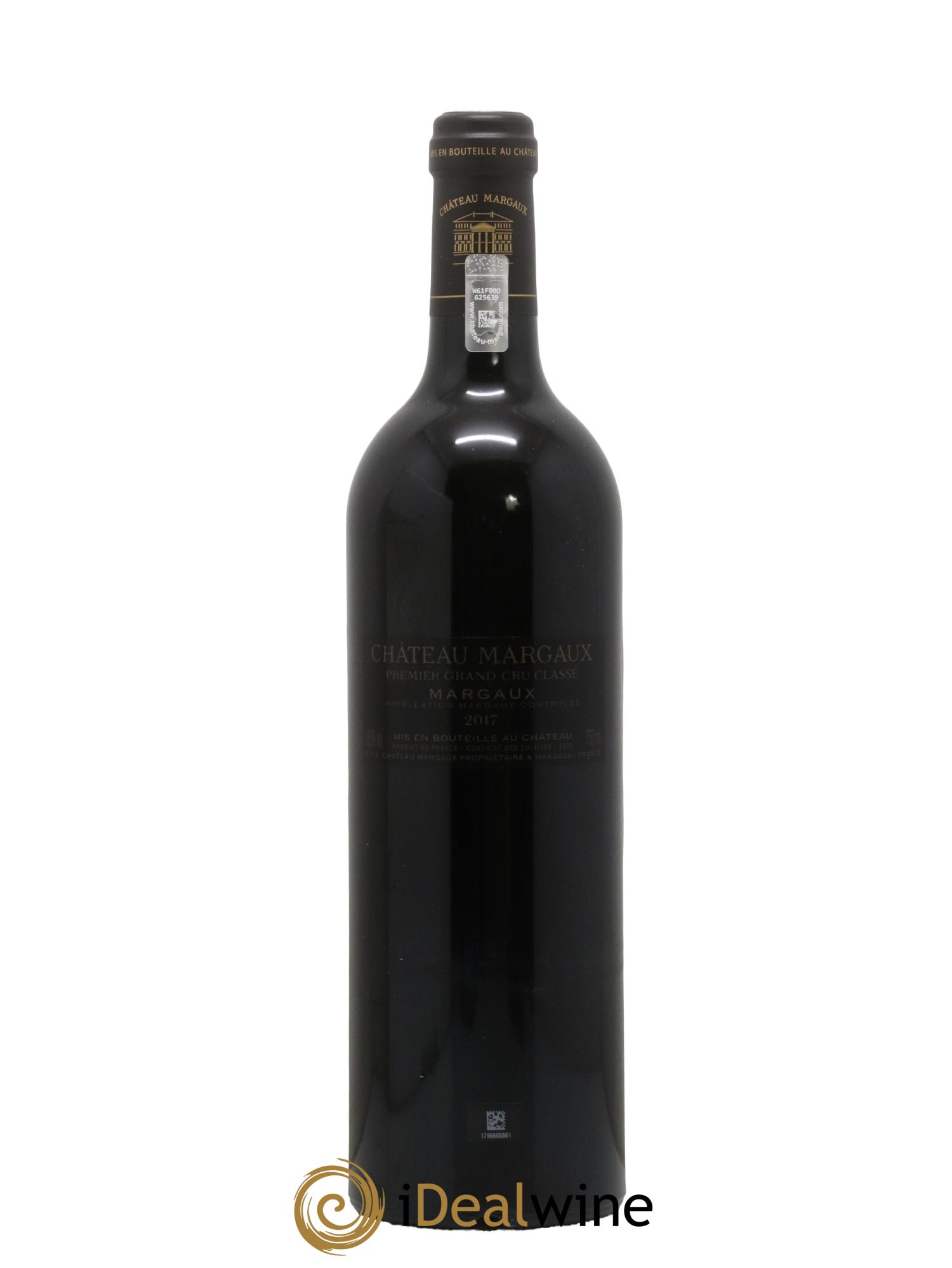 Château Margaux 1er Grand Cru Classé 2017 - Lot de 1 bouteille - 1