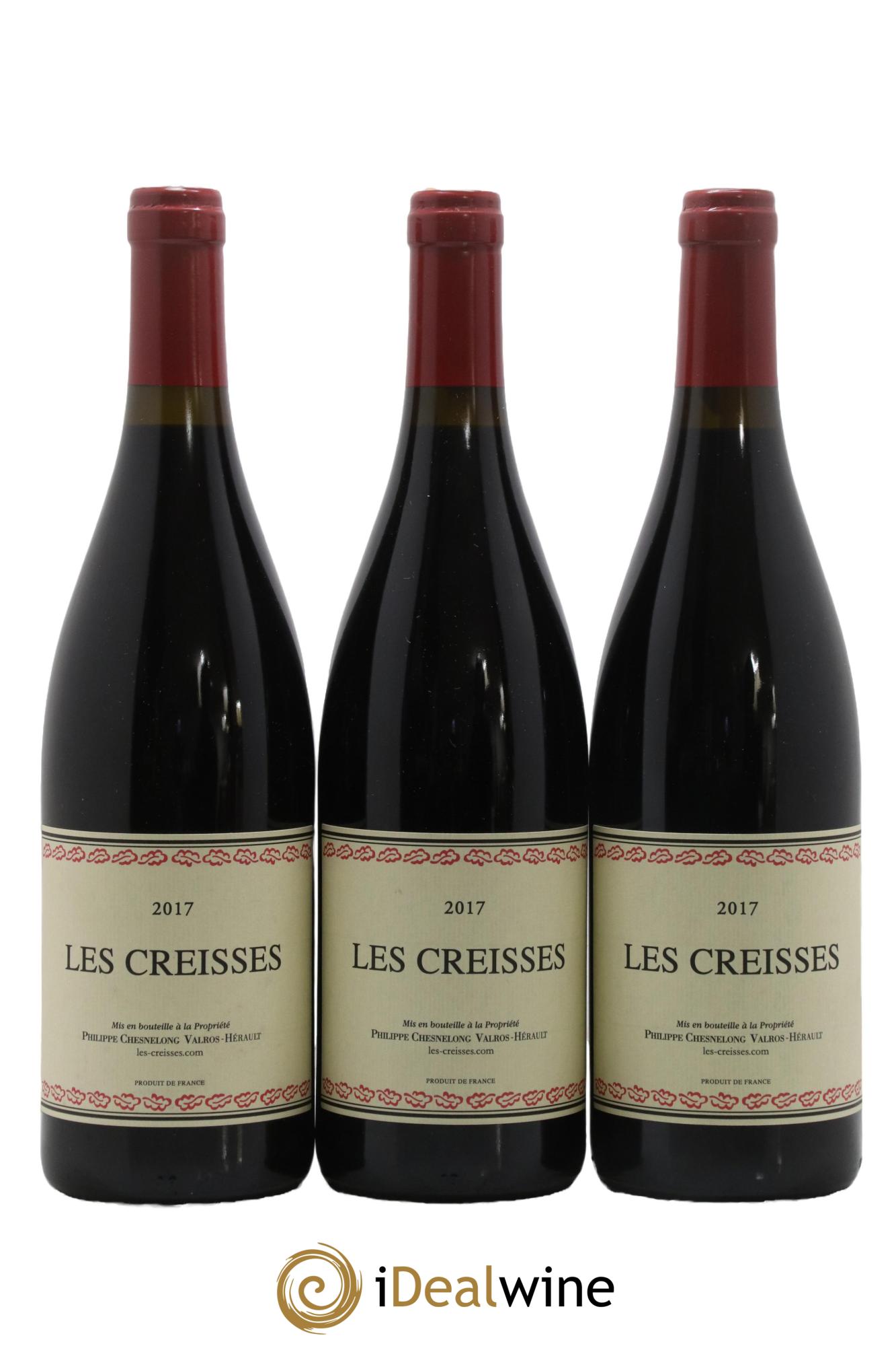 Vin de France Les Creisses Les Creisses (Domaine) 2017 - Lot de 3 bouteilles - 0