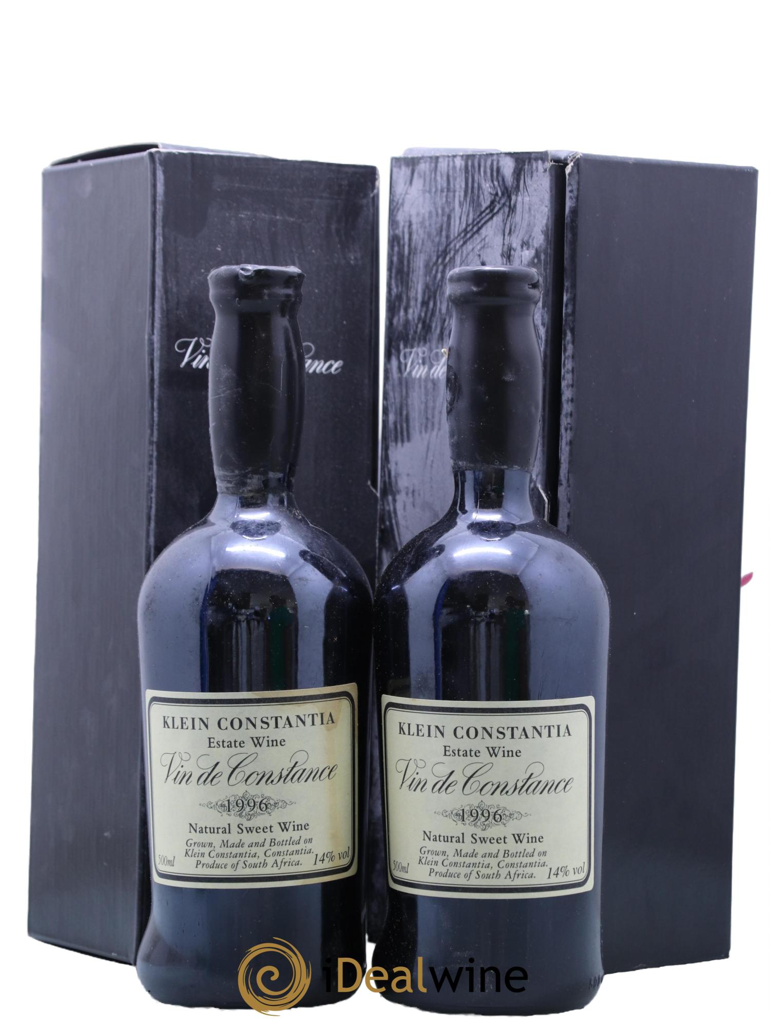 Vin de Constance Klein Constantia L. Jooste 1996 - Lot de 2 format 50cls - 0