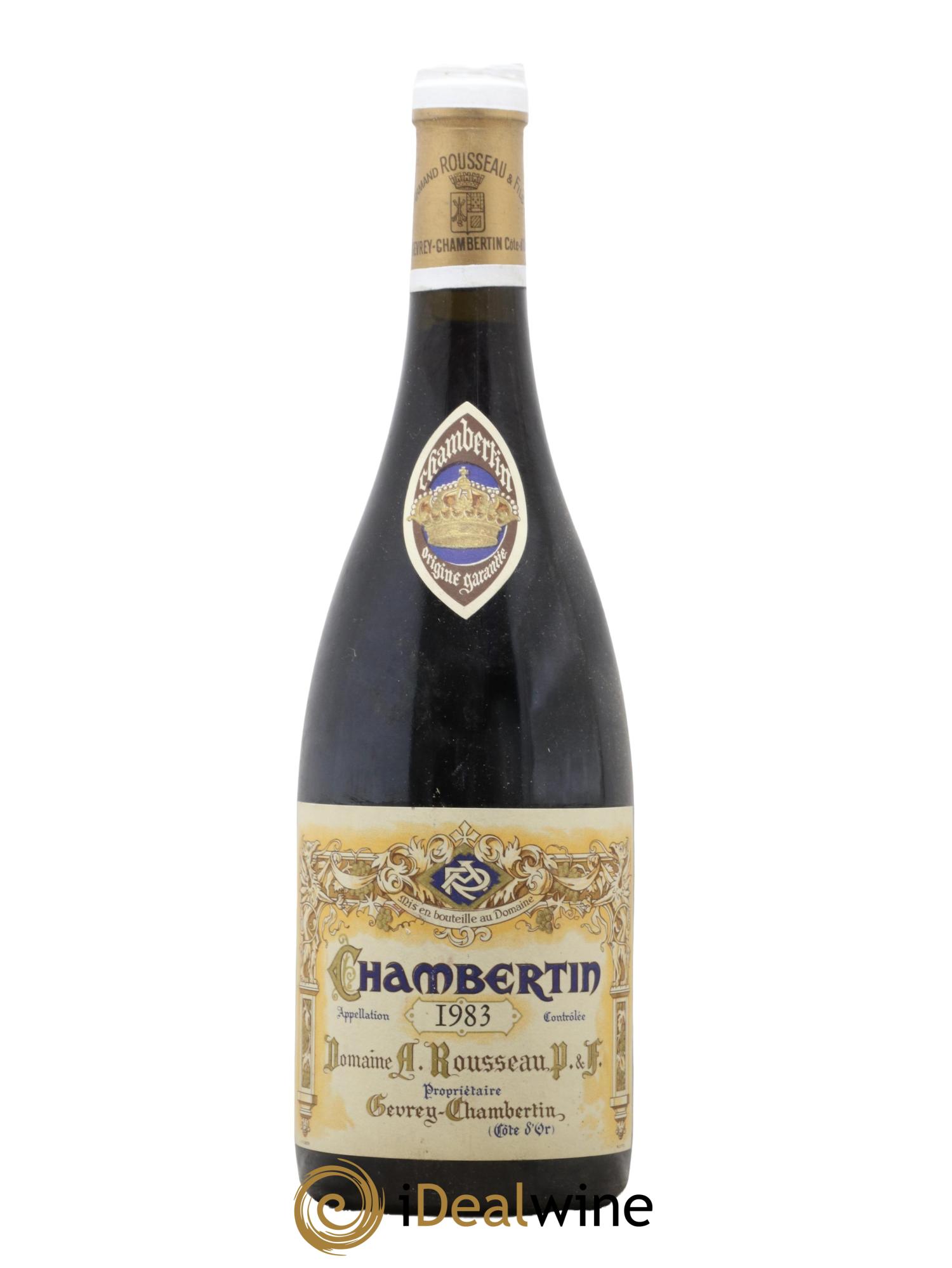 Chambertin Grand Cru Armand Rousseau (Domaine) 1983 - Posten von 1 Flasche - 0