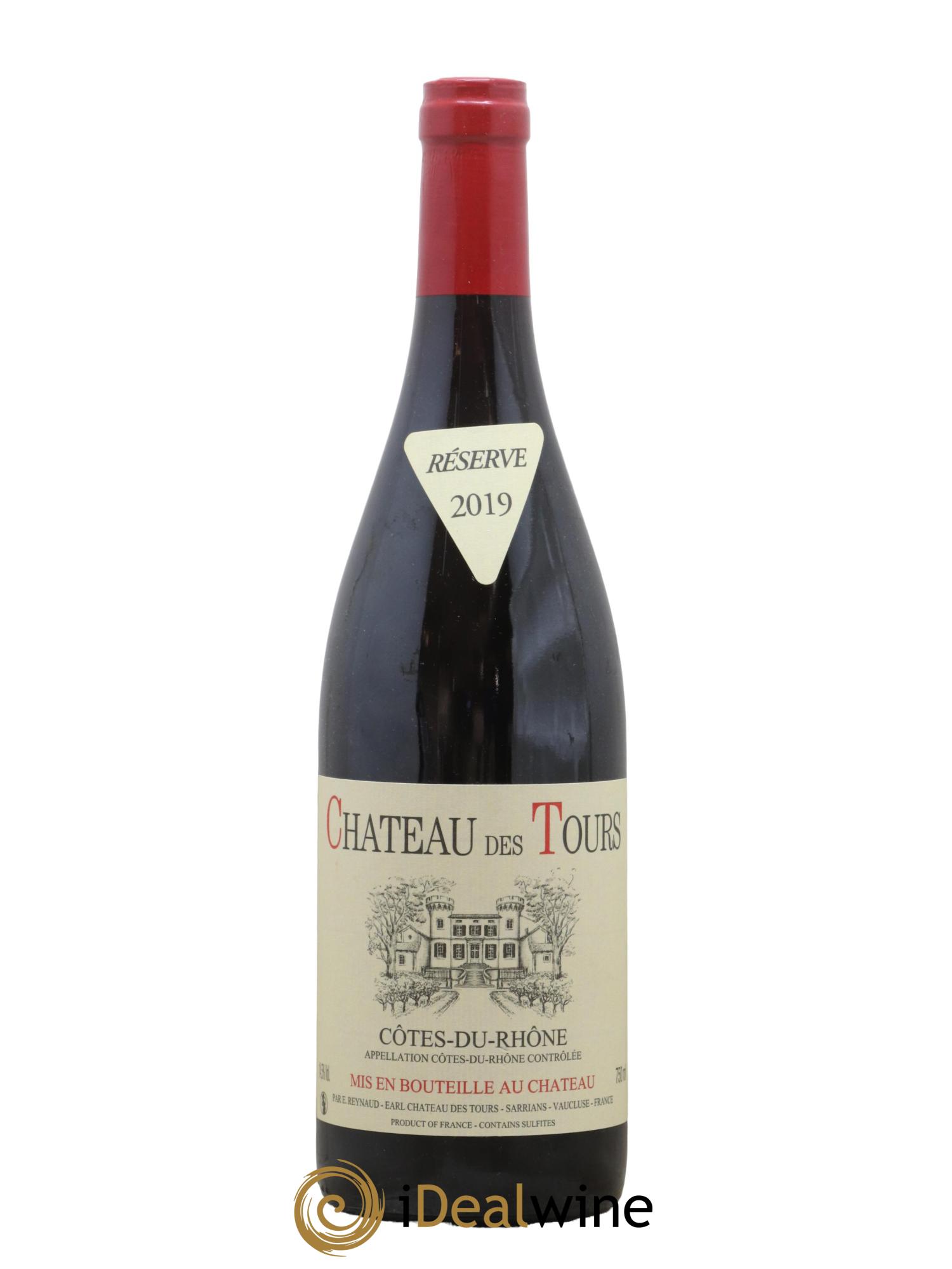 Côtes-du-Rhône Château des Tours Emmanuel Reynaud 2019 - Lot de 1 bouteille - 0