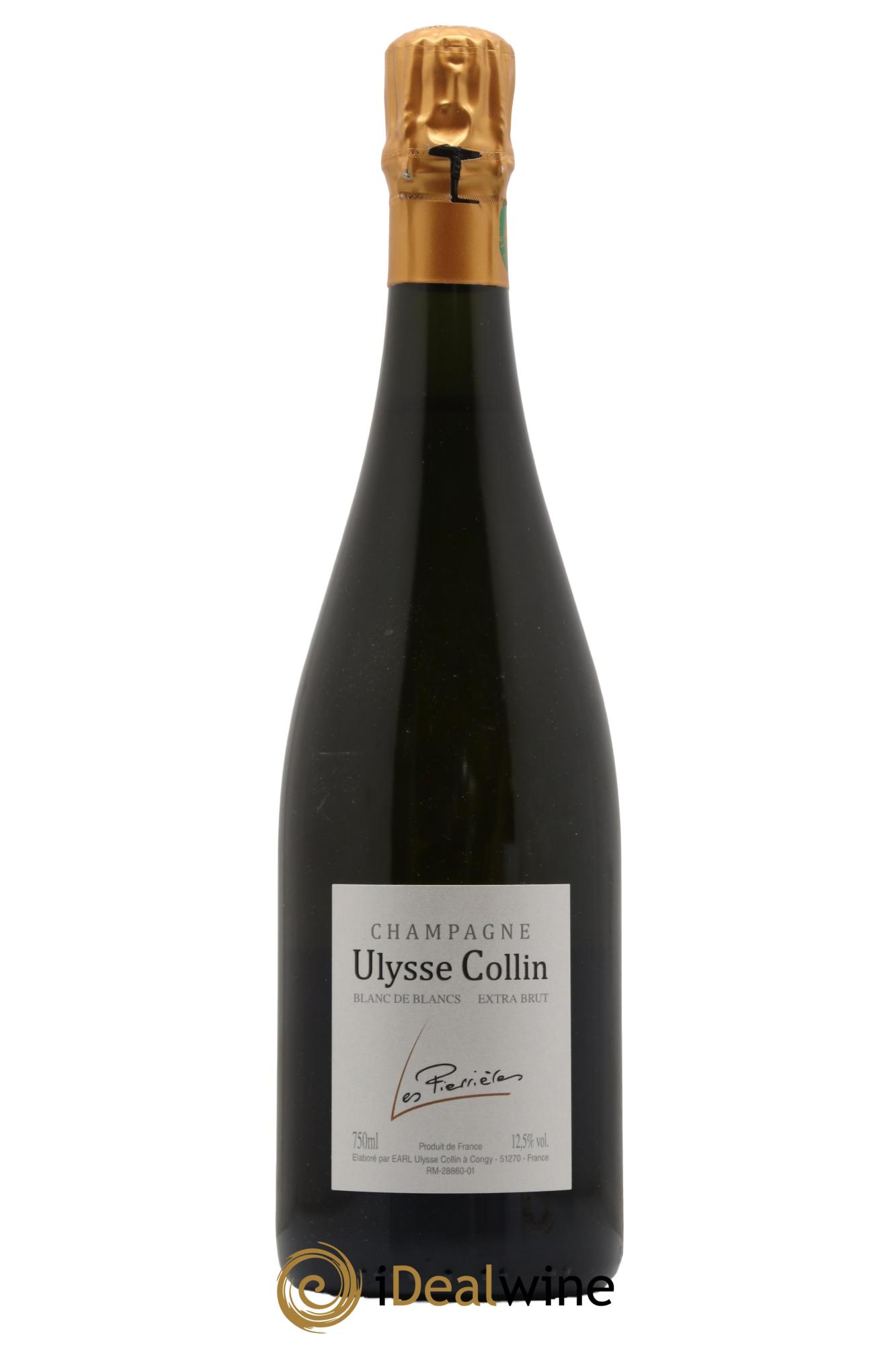 Les Pierrières Blancs de Blancs Extra-Brut Ulysse Collin - Lot de 1 bouteille - 0