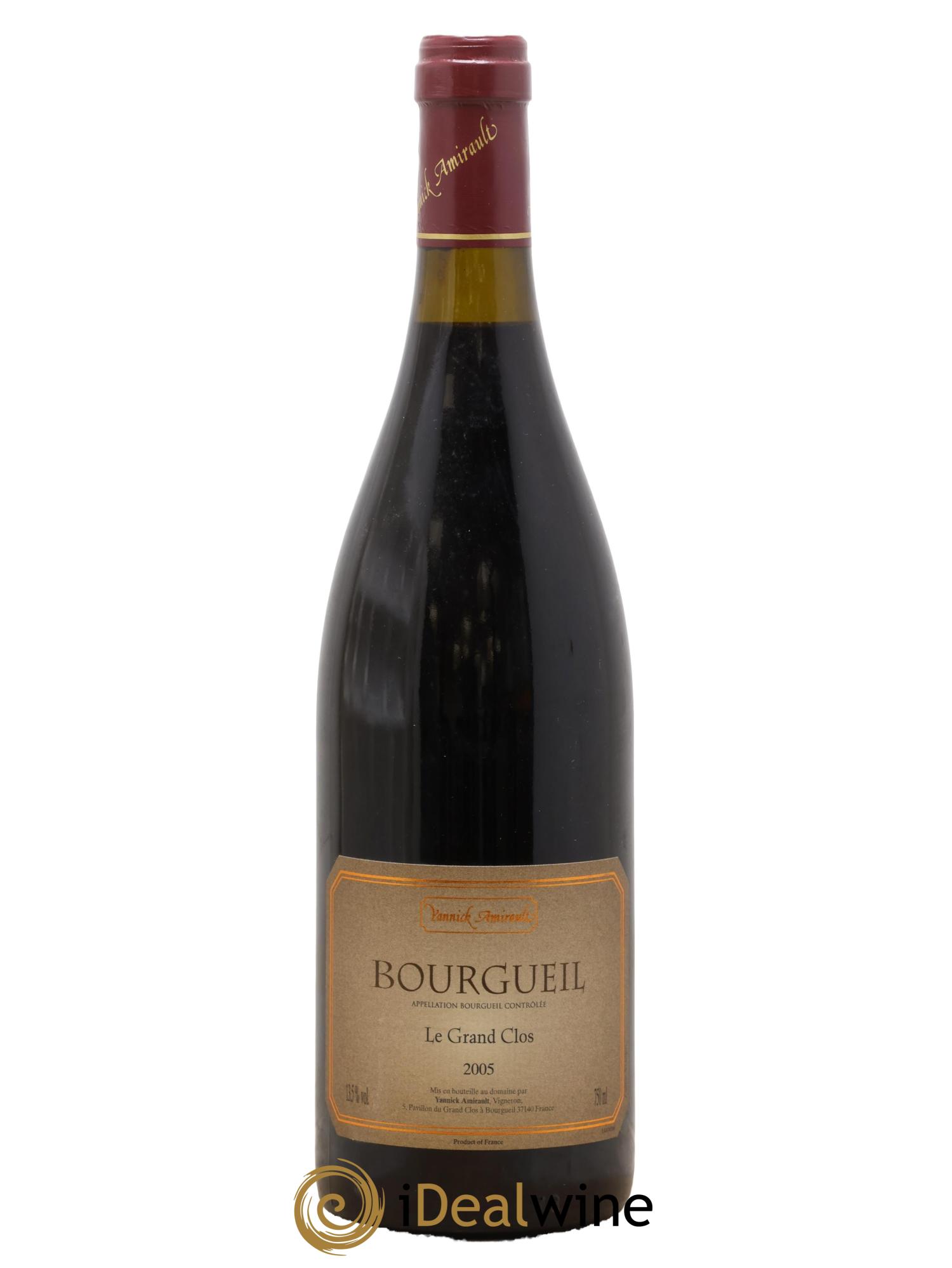 Bourgueil Grand Clos Yannick Amirault (Domaine) 2005 - Posten von 1 Flasche - 0
