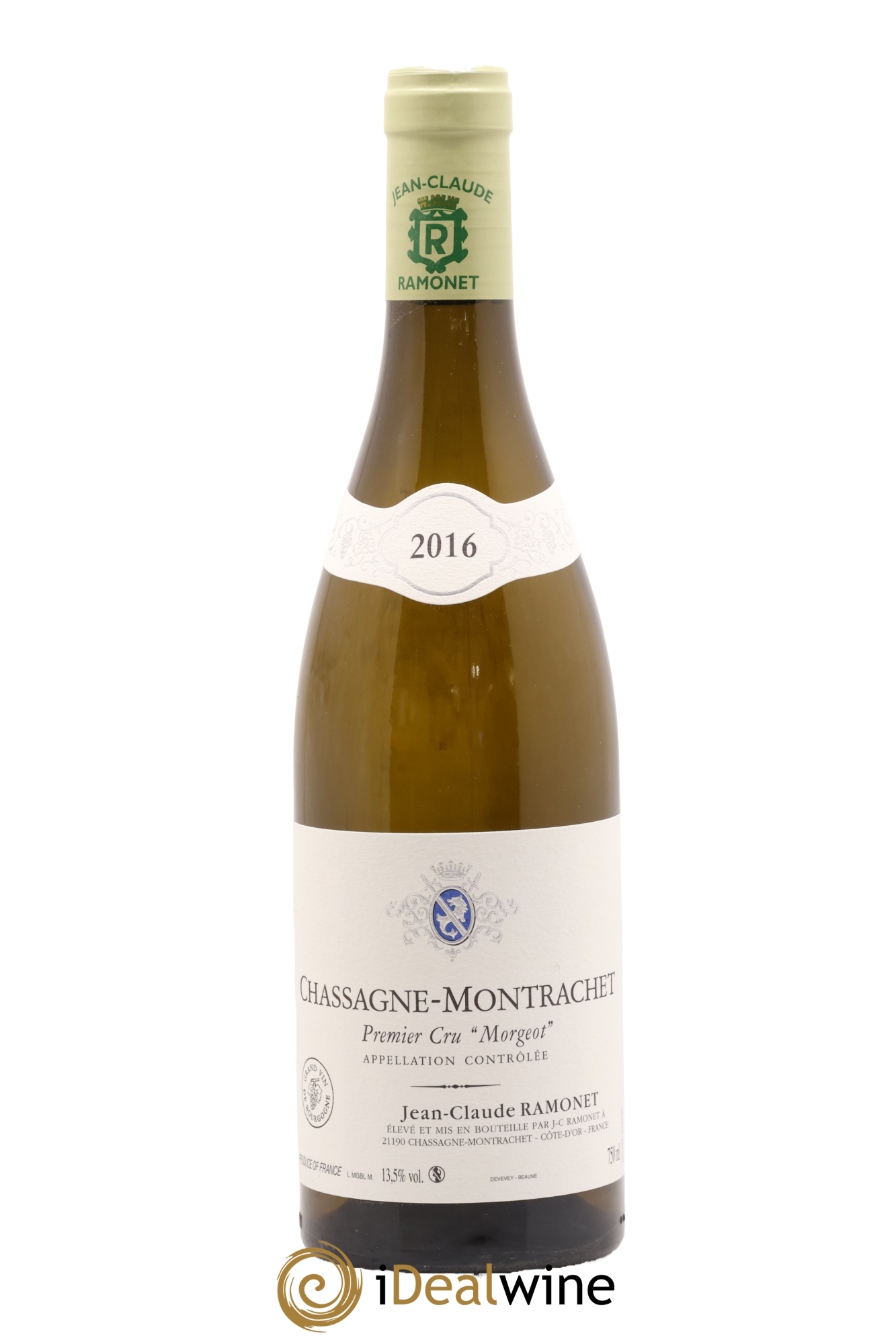 Chassagne-Montrachet 1er Cru Morgeot Ramonet (Domaine) 2016 - Lot de 1 bouteille - 0