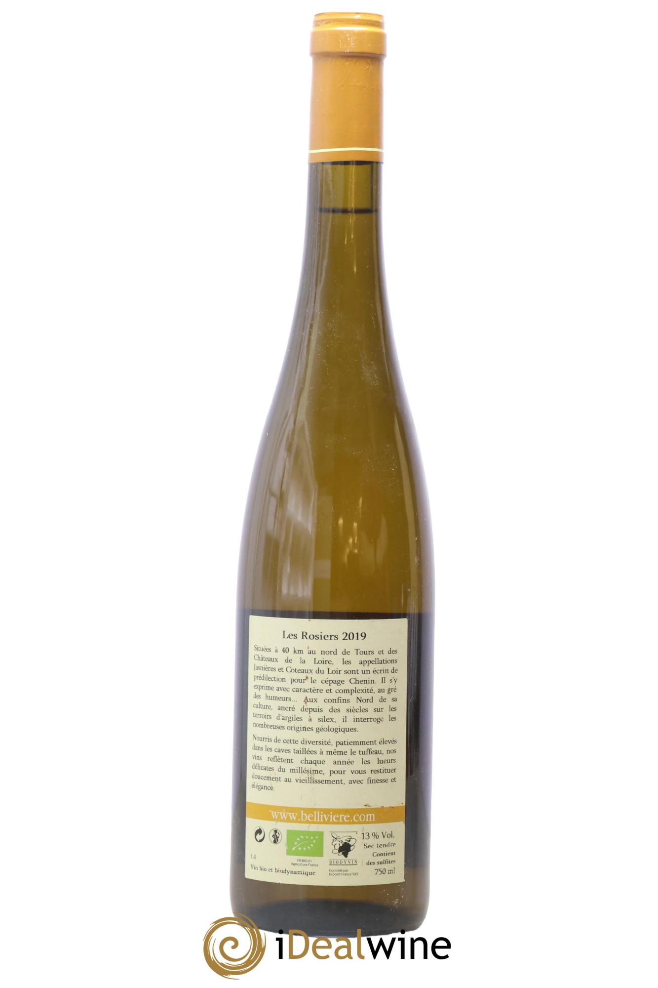 Jasnières Les Rosiers Domaine de Bellivière 2019 - Lot de 1 bouteille - 1