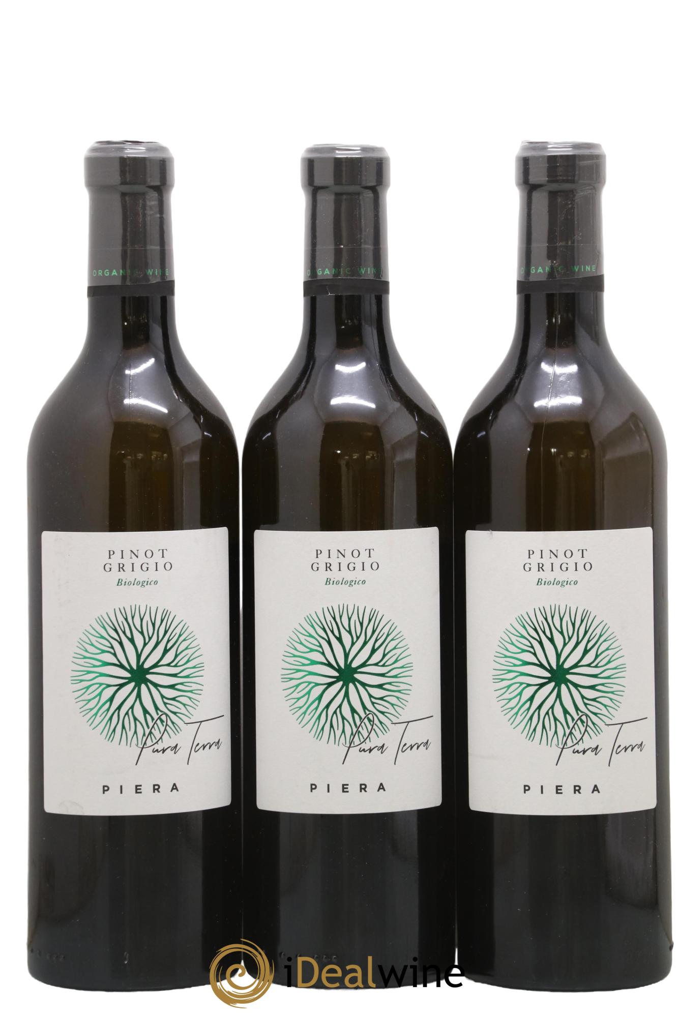 Italie Venezie Pura Terra Pinot Grigio Piera 2022 - Lot de 3 bouteilles - 0