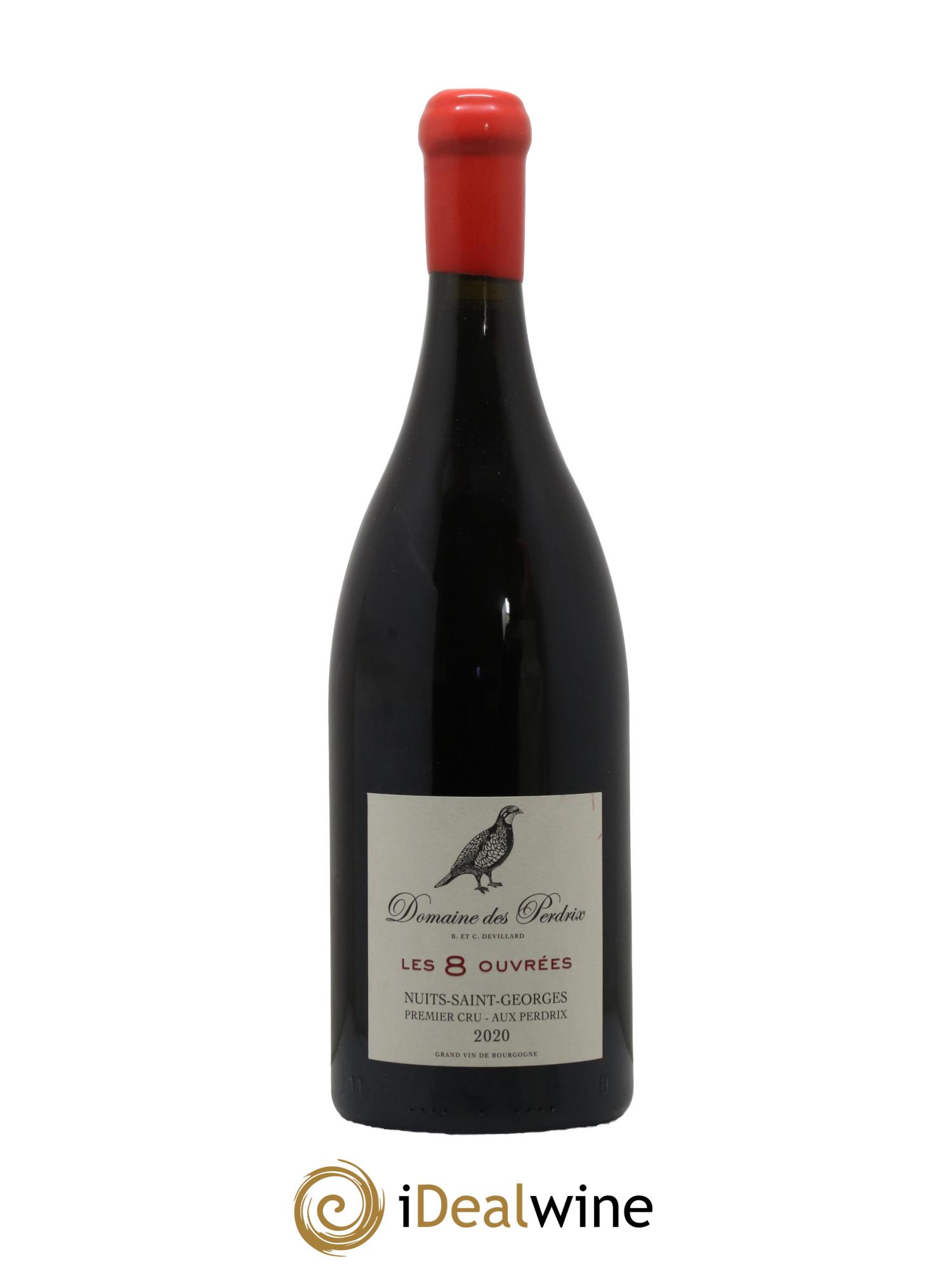 Nuits-Saint-Georges 1er Cru Aux Perdrix Les 8 Ouvrées Perdrix (Domaine des) 2020 - Lot de 1 magnum - 0