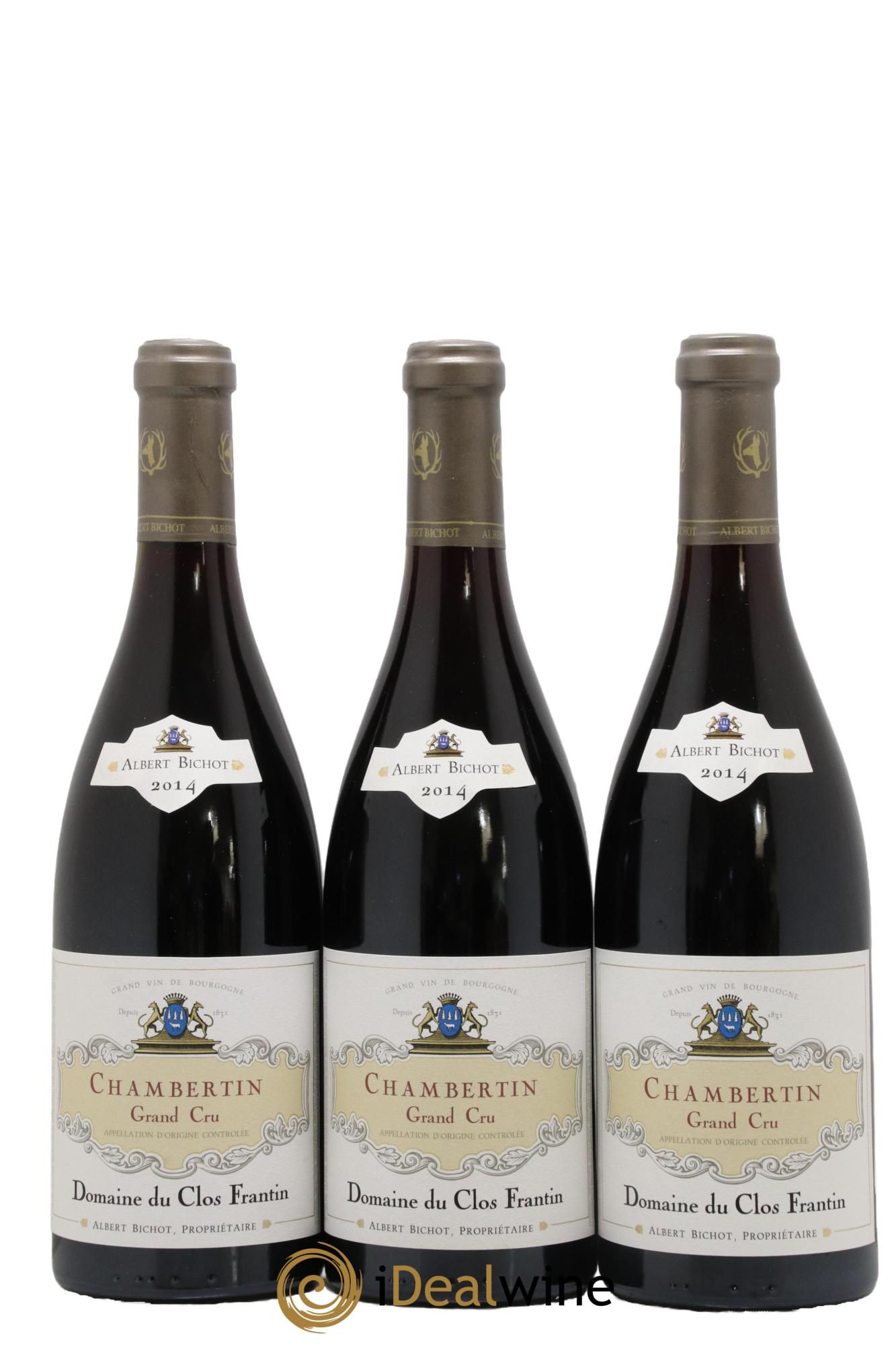 Chambertin Grand Cru Clos Frantin - Albert Bichot  2014 - Lot de 3 bouteilles - 0