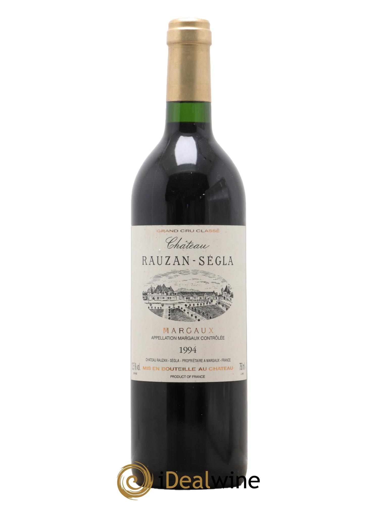 Château Rauzan Ségla Grand Cru Classé 1994 - Lot de 1 bouteille - 0
