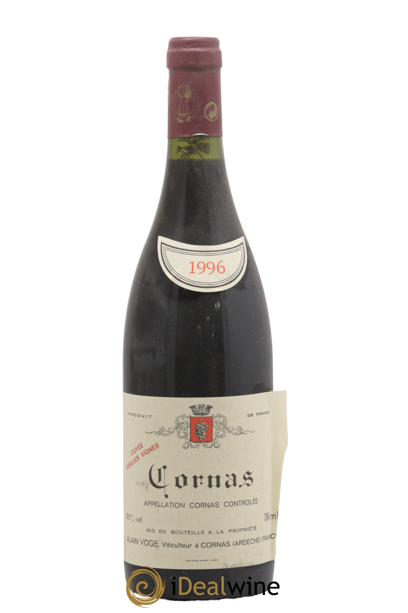Cornas Les Vieilles Vignes Alain Voge (Domaine) 1996 - Lot de 1 bouteille - 0