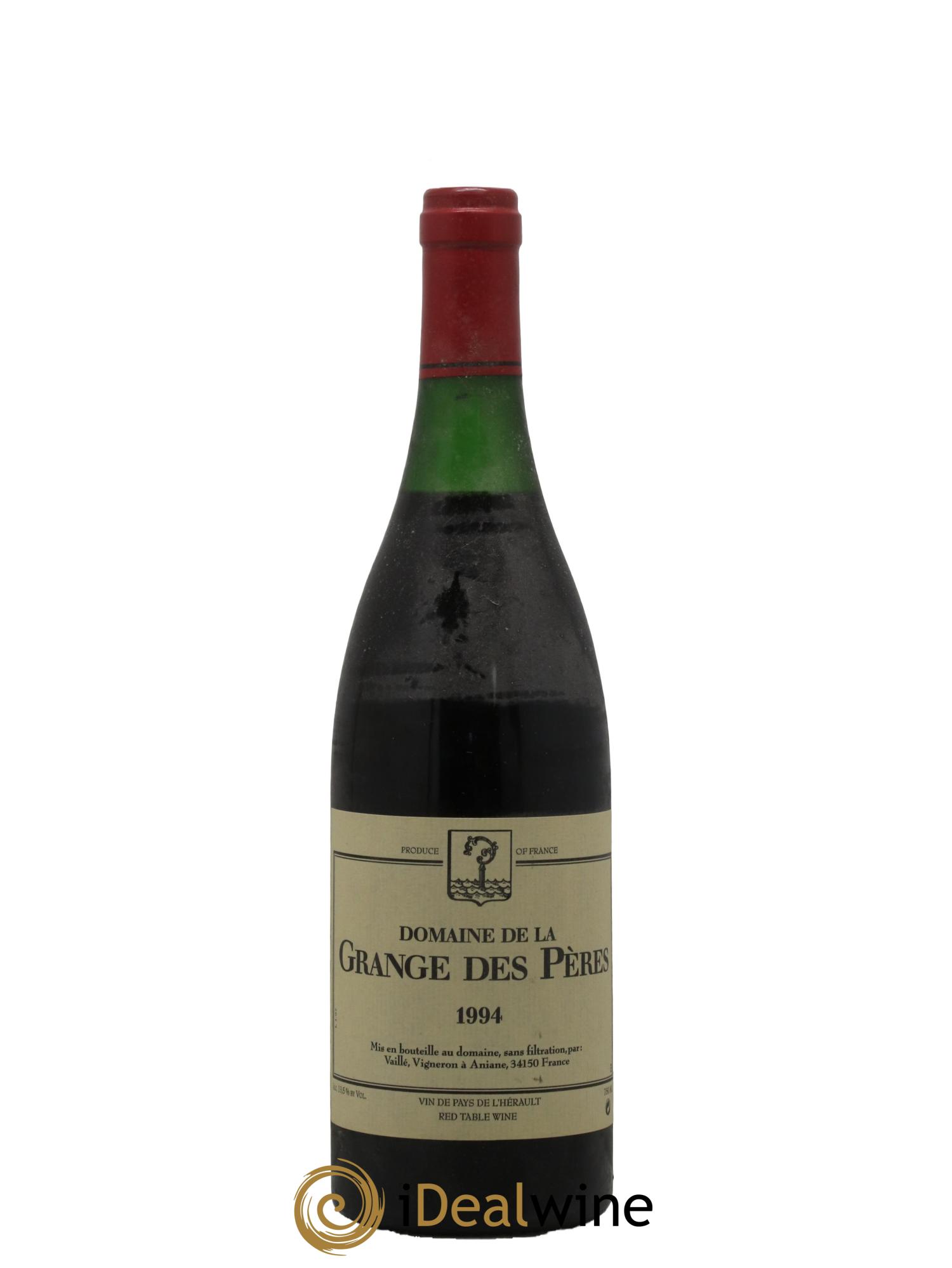 Pays d'Hérault Grange des Pères Laurent Vaillé 1994 - Lot de 1 bouteille - 0