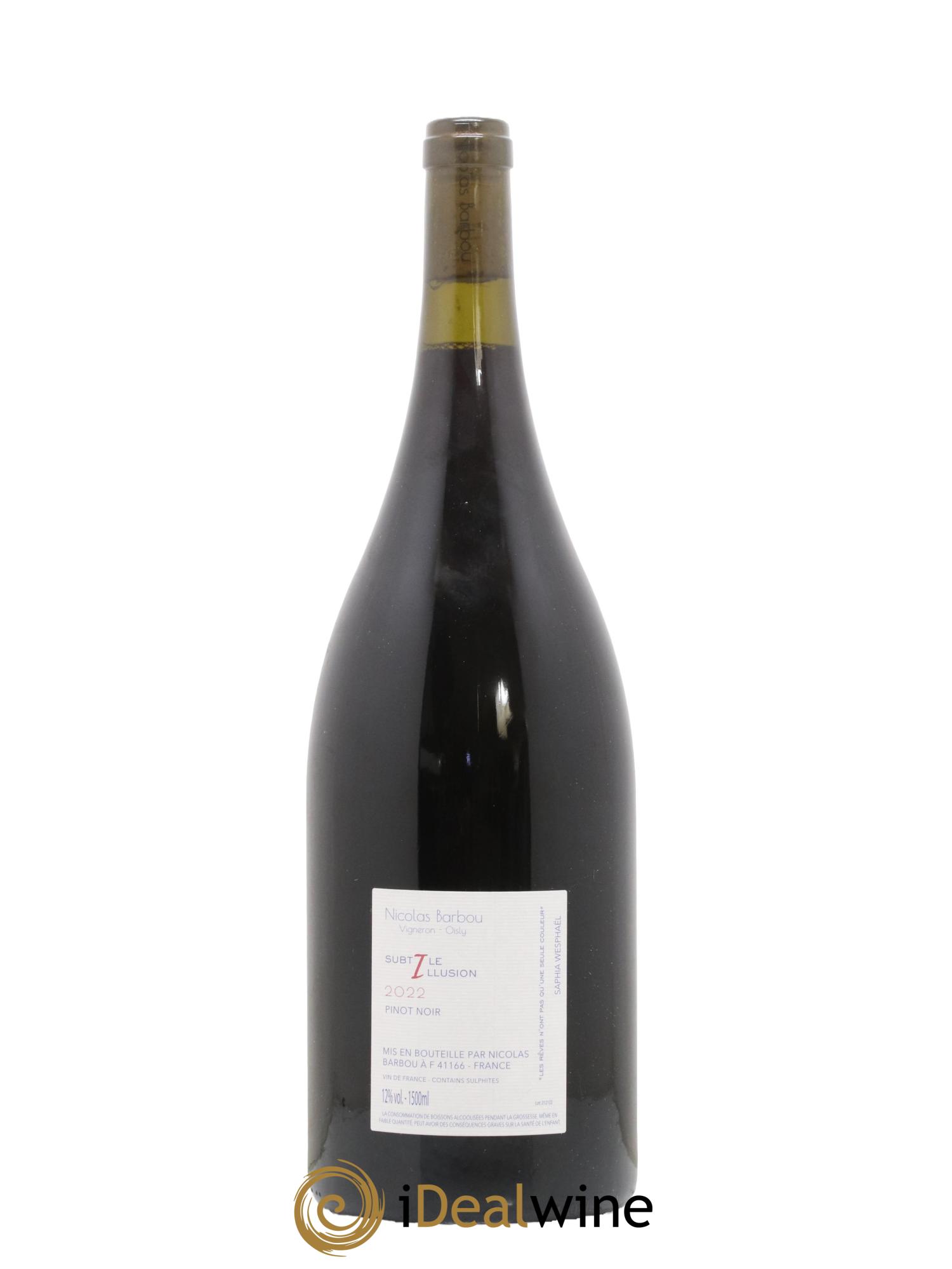 Vin de France Subtile Illusion Barbou 2022 - Lot de 1 magnum - 1