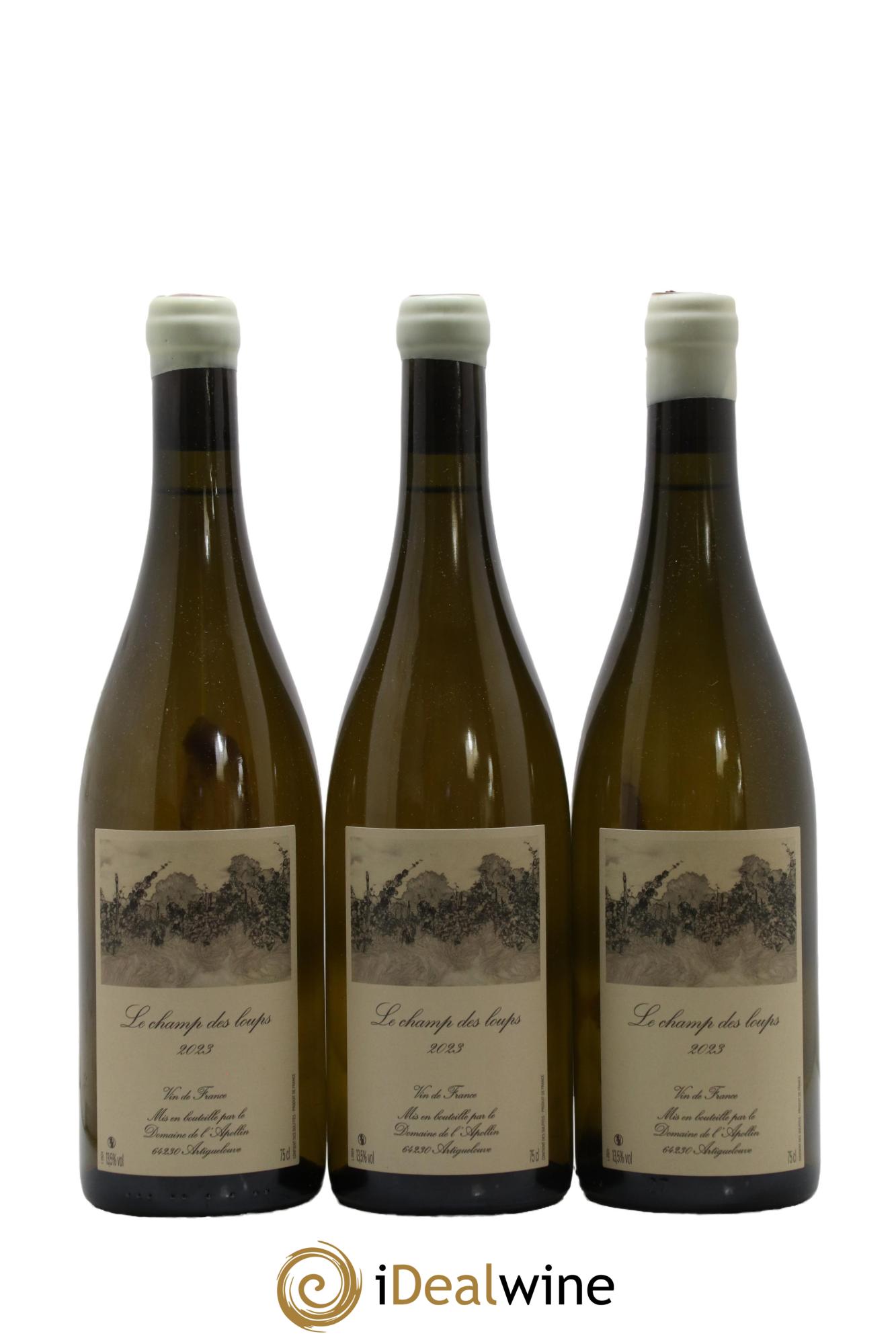 Vin de France Le Champ des Loups Domaine de l'Apollin - Florent Foury Le Champ des Loups Domaine de l'Apollin 2023 - Posten von 3 Flaschen - 0
