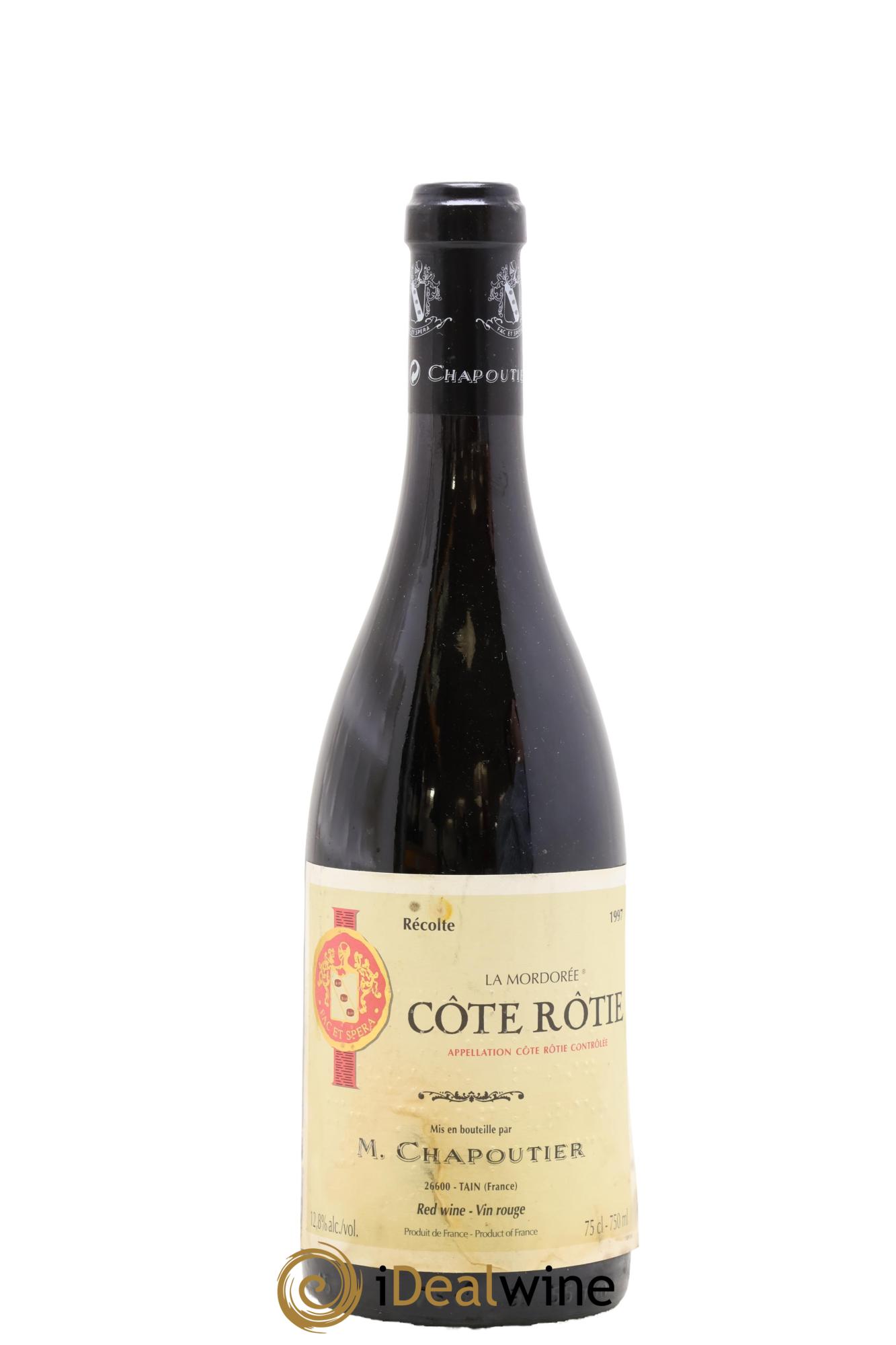 Côte-Rôtie La Mordorée Chapoutier 1997 - Lot de 1 bouteille - 0