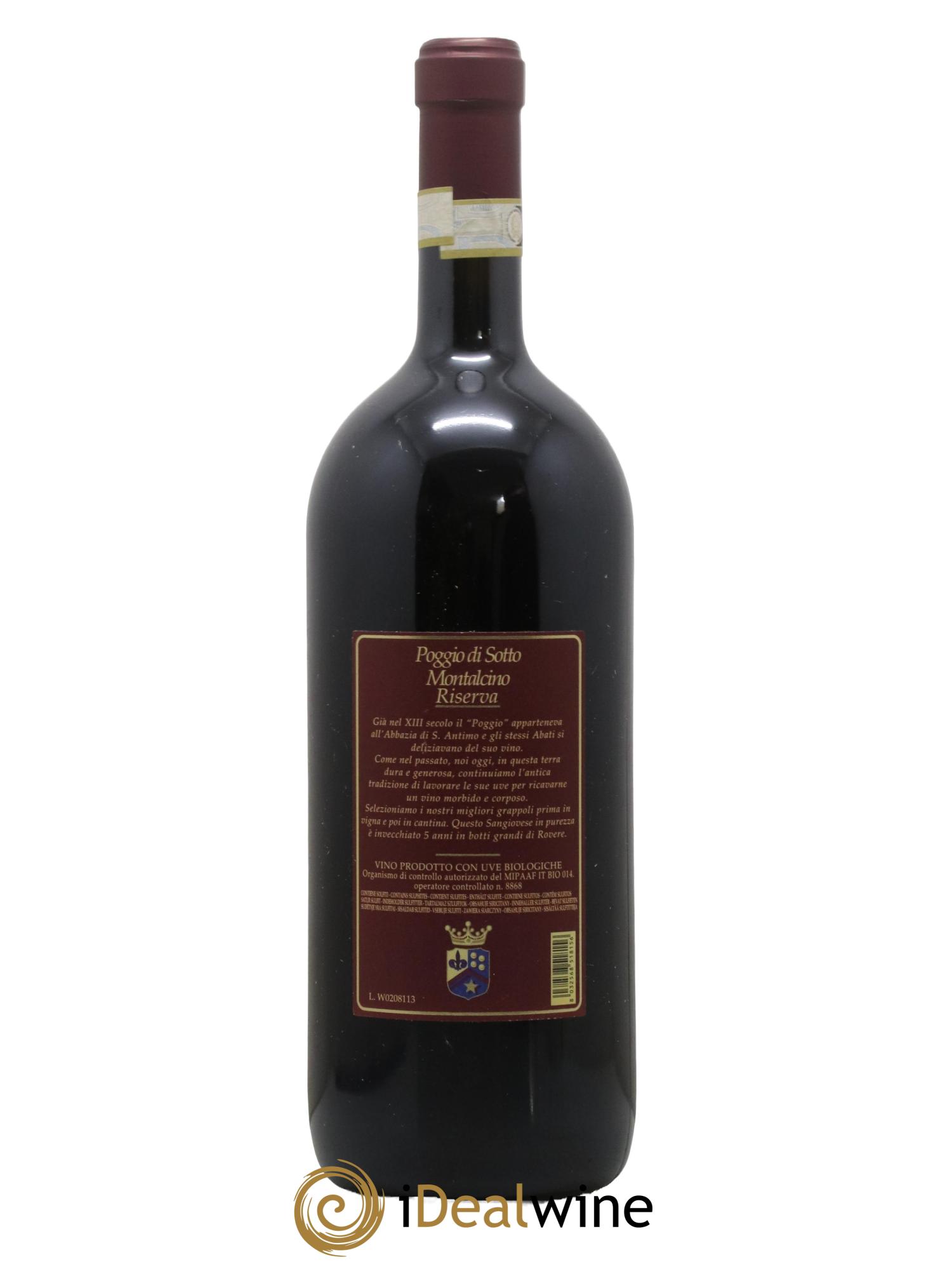 Brunello di Montalcino DOCG Riserva Poggio di Sotto 2008 - Lotto di 1 magnum - 1