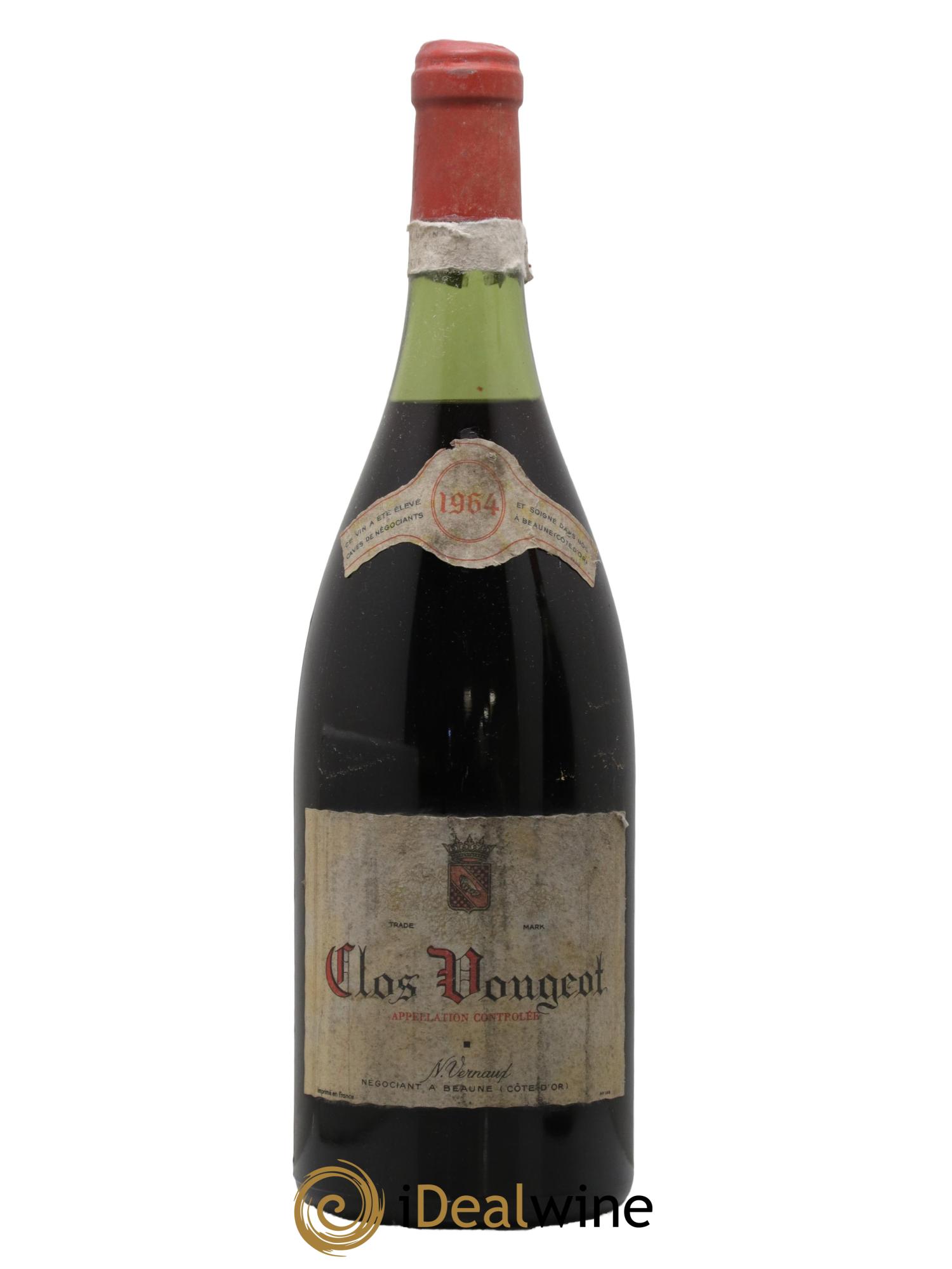 Clos de Vougeot Grand Cru Vernaux 1964 - Lot de 1 magnum - 0