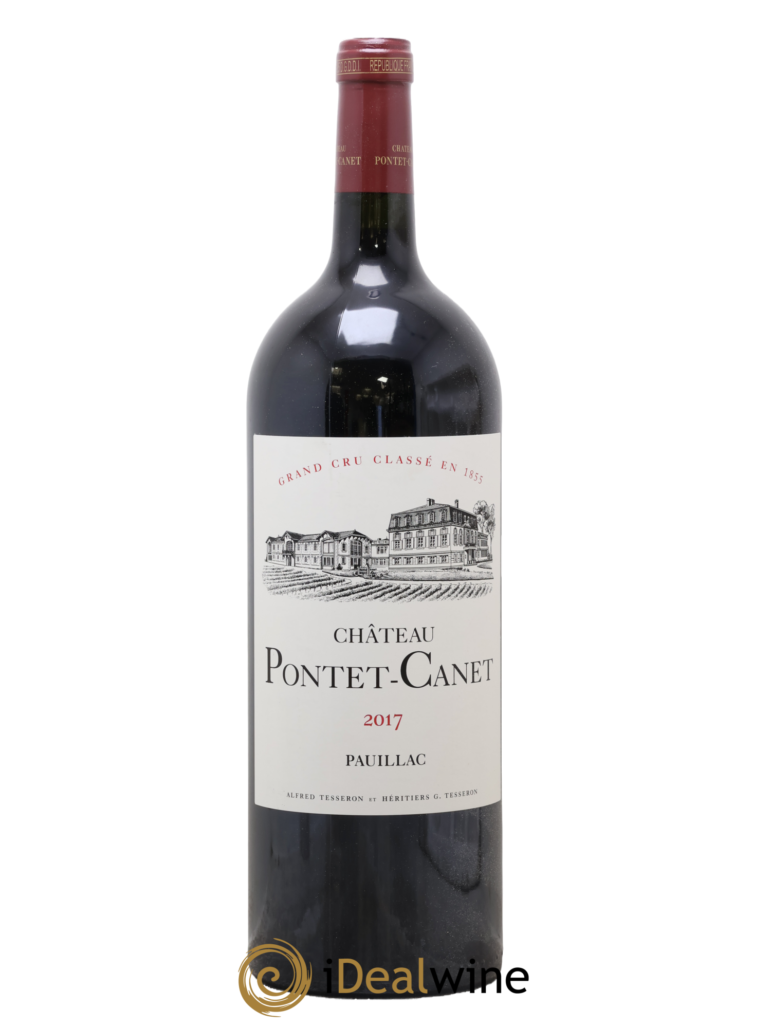 Château Pontet Canet 5ème Grand Cru Classé 2017 - Lot de 1 magnum - 0