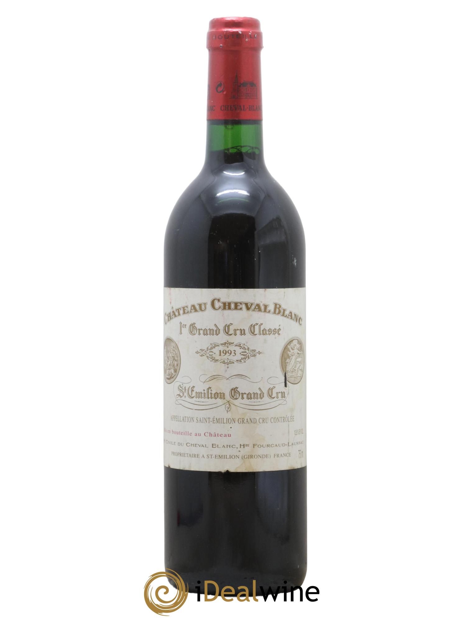 Château Cheval Blanc 1er Grand Cru Classé A 1993 - Lot de 1 bouteille - 0