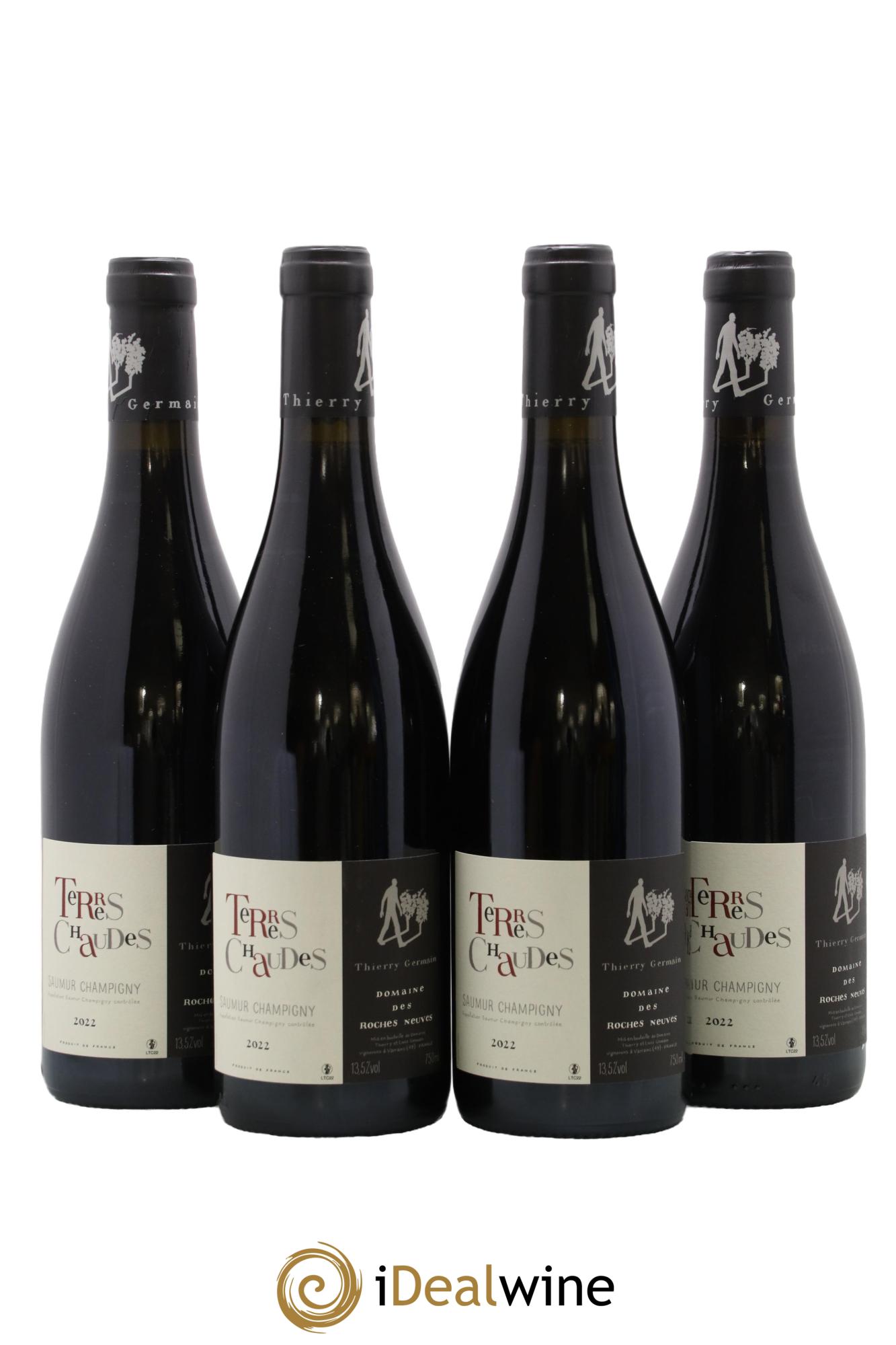 Saumur-Champigny Terres Chaudes Domaine des Roches Neuves - Thierry Germain 2022 - Lot de 4 bouteilles - 0