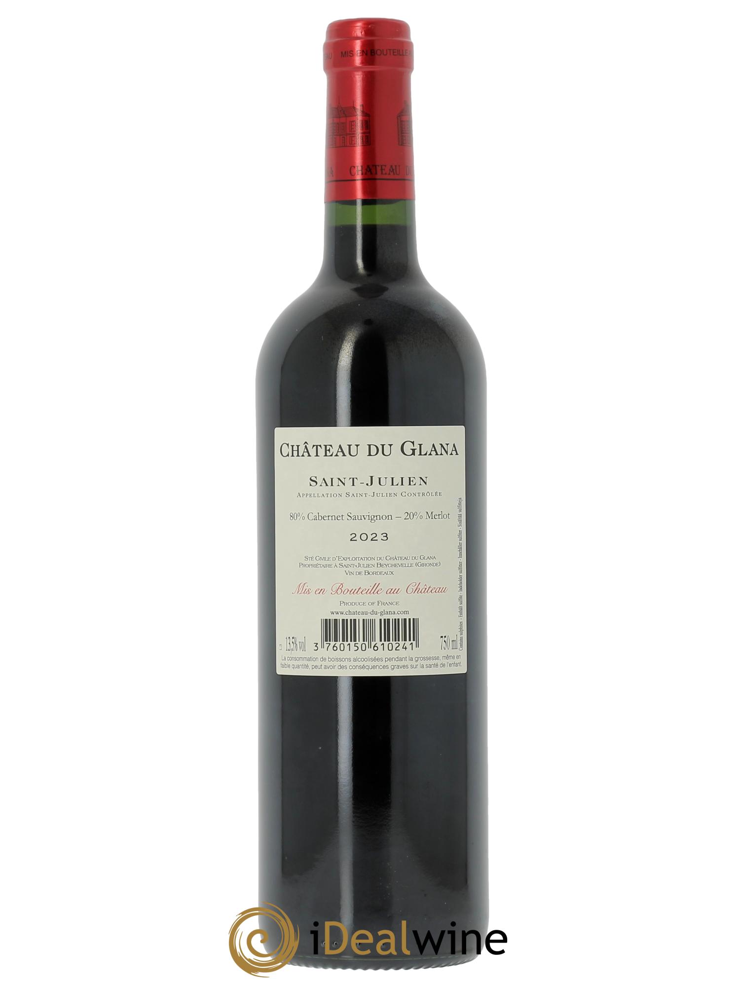 Château du Glana (CBO à partir de 12 bts) 2023 - Lot de 1 bouteille - 1