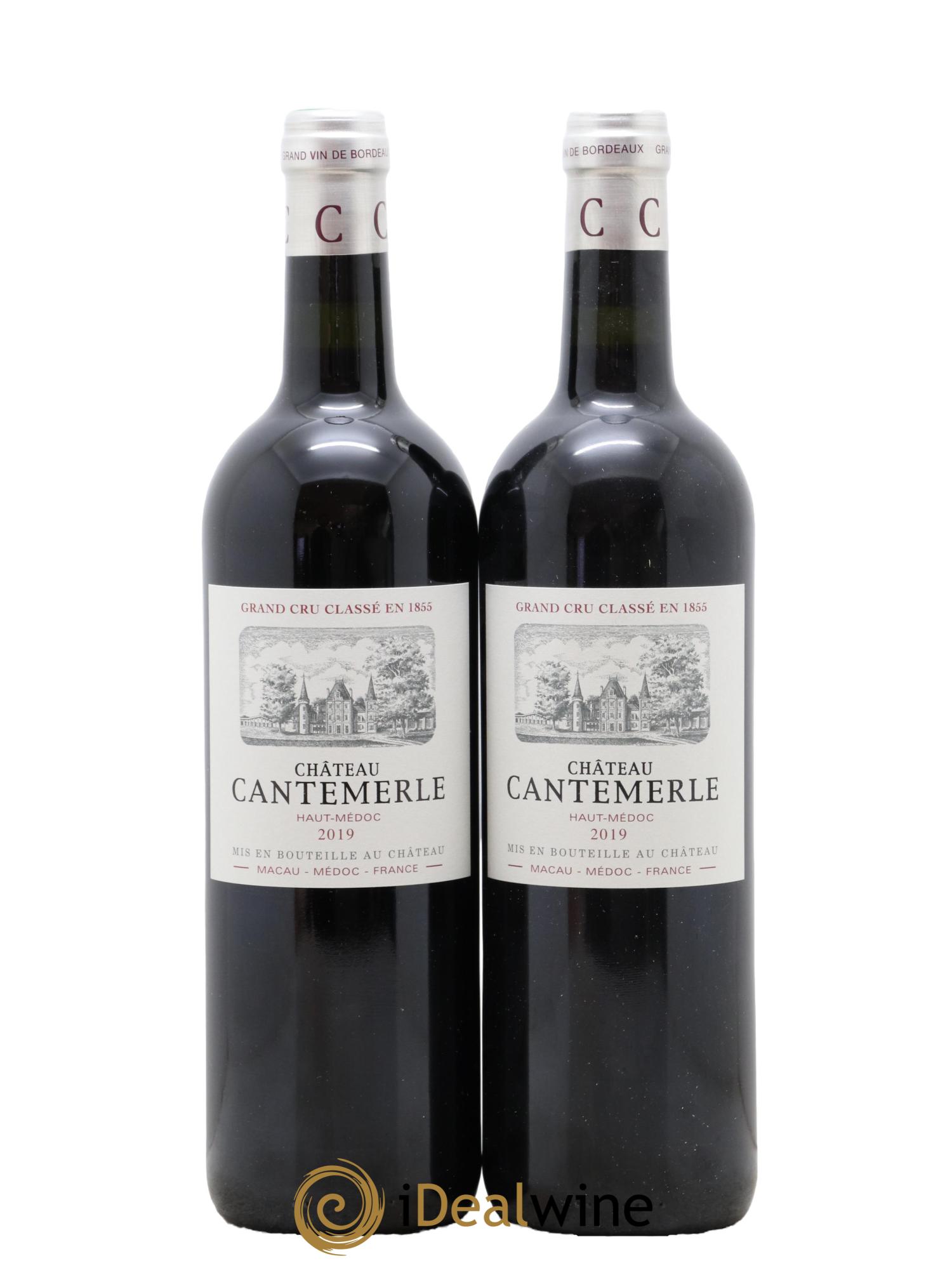 Château Cantemerle 5ème Grand Cru Classé 2019 - Lot de 2 bouteilles - 0