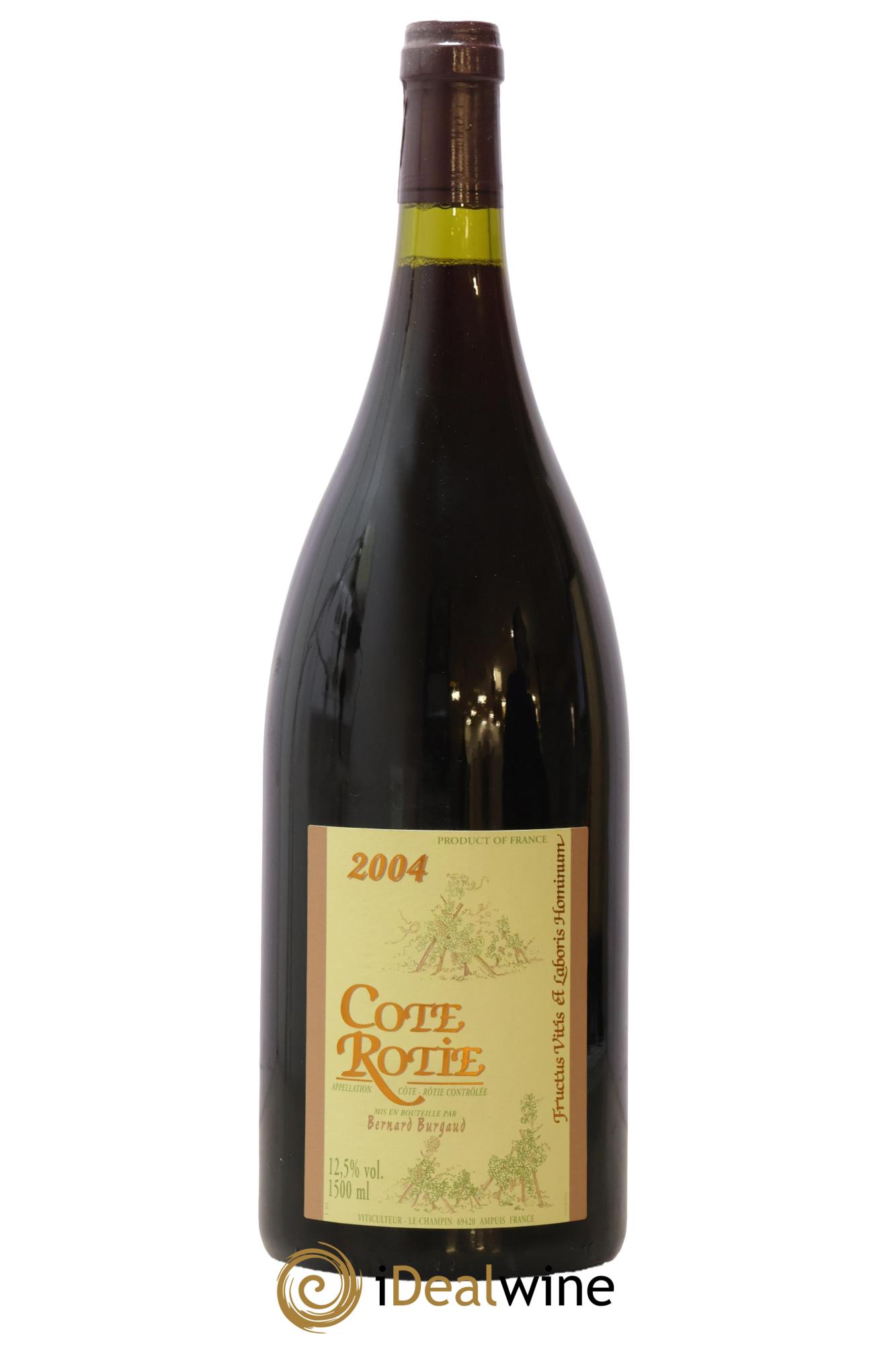 Côte-Rôtie Bernard Burgaud 2004 - Lot de 1 magnum - 0