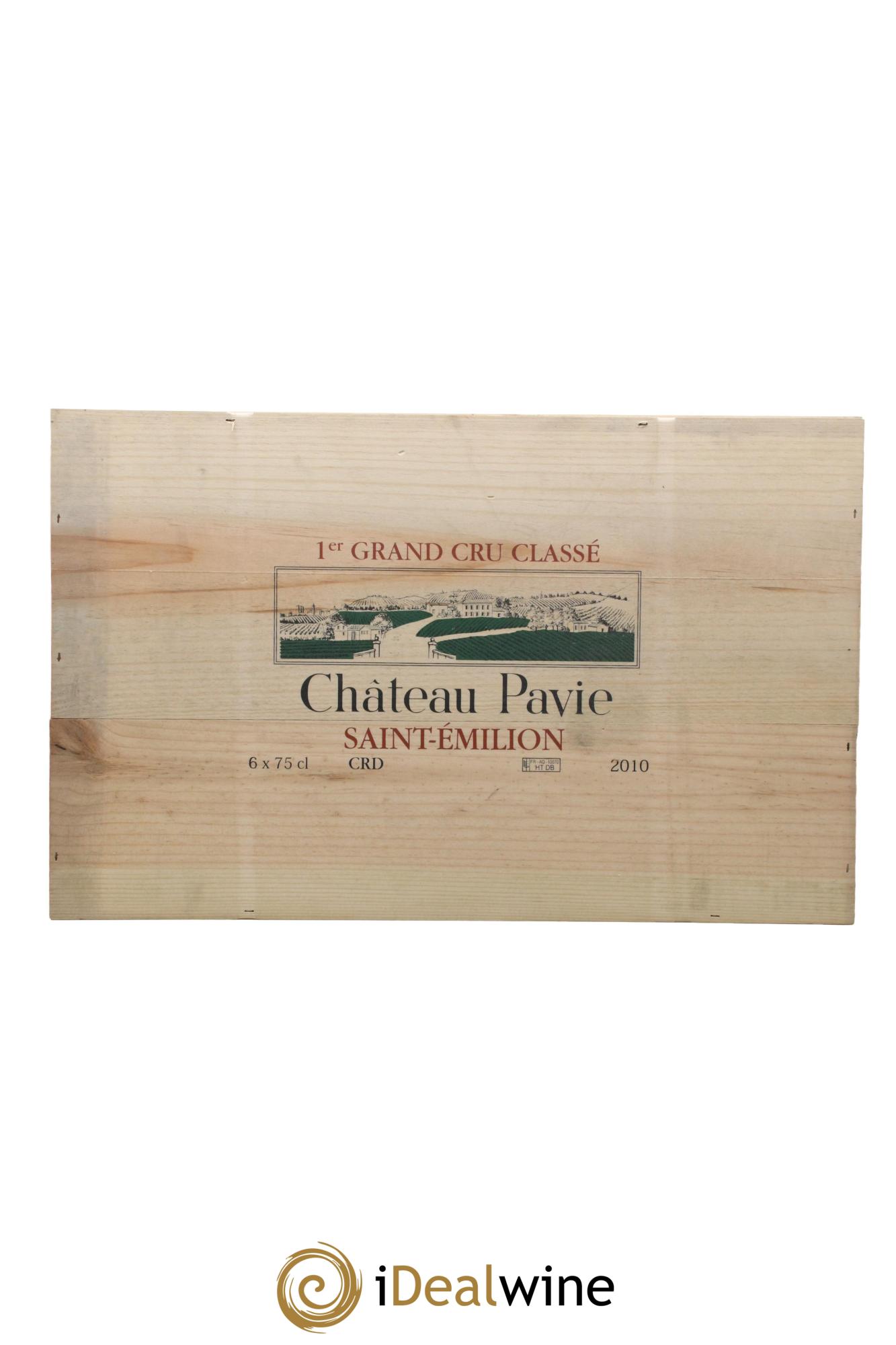 Château Pavie 1er Grand Cru Classé A 2010 - Posten von 6 Flaschen - 6