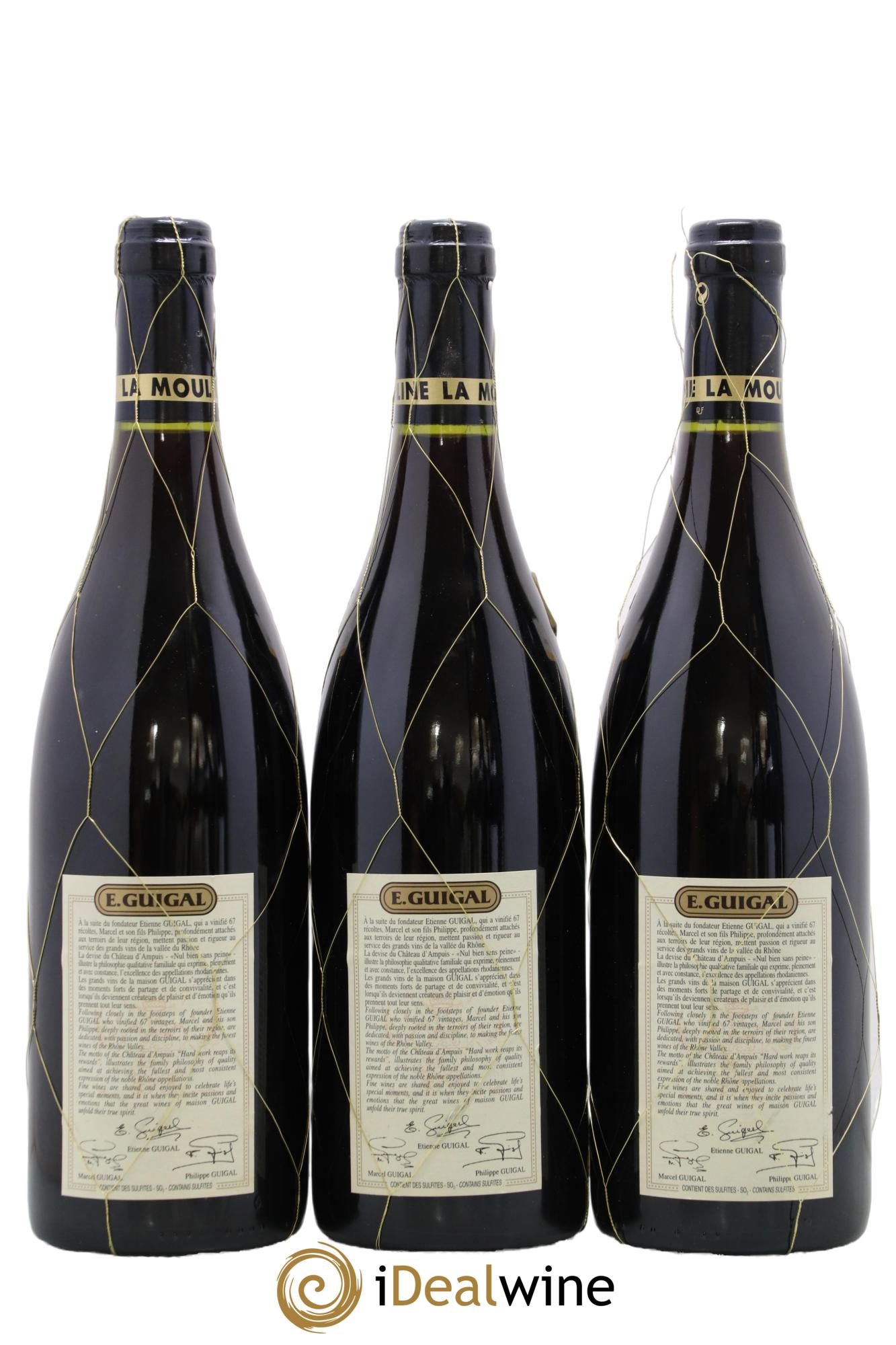 Côte-Rôtie La Mouline Guigal 2002 - Lotto di 3 bottiglie - 1