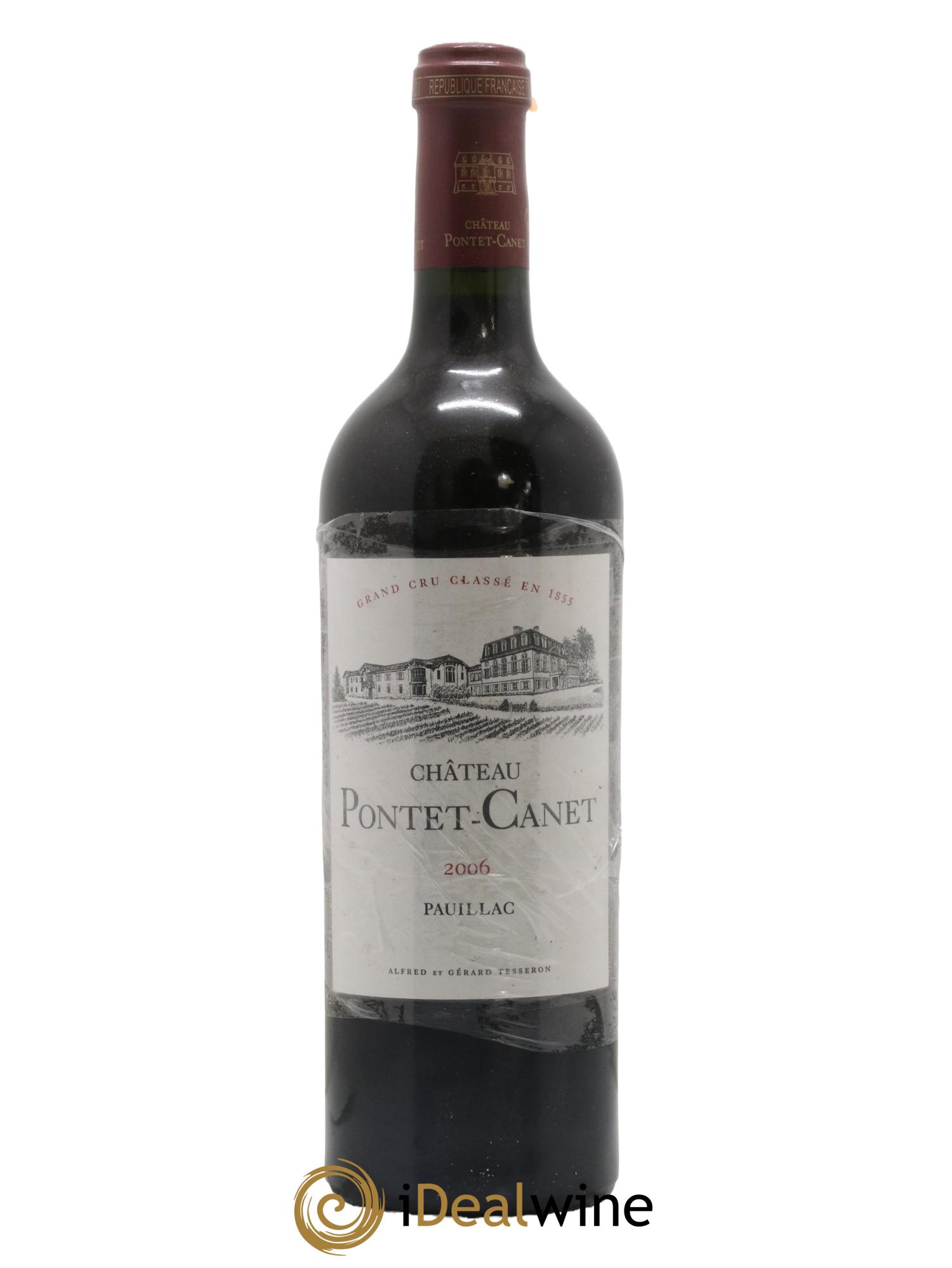 Château Pontet Canet 5ème Grand Cru Classé 2006 - Lot de 1 bouteille - 0