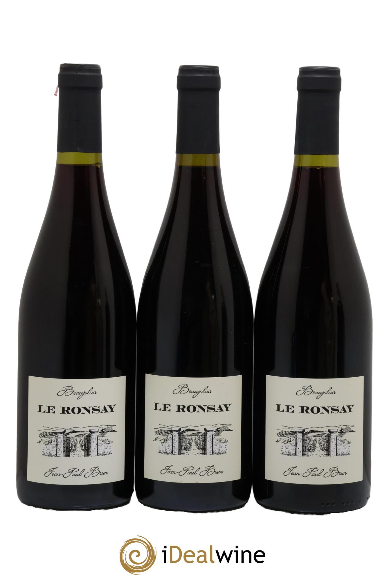 Beaujolais Jp Brun Le Ronsay 2023 - Posten von 3 Flaschen - 0