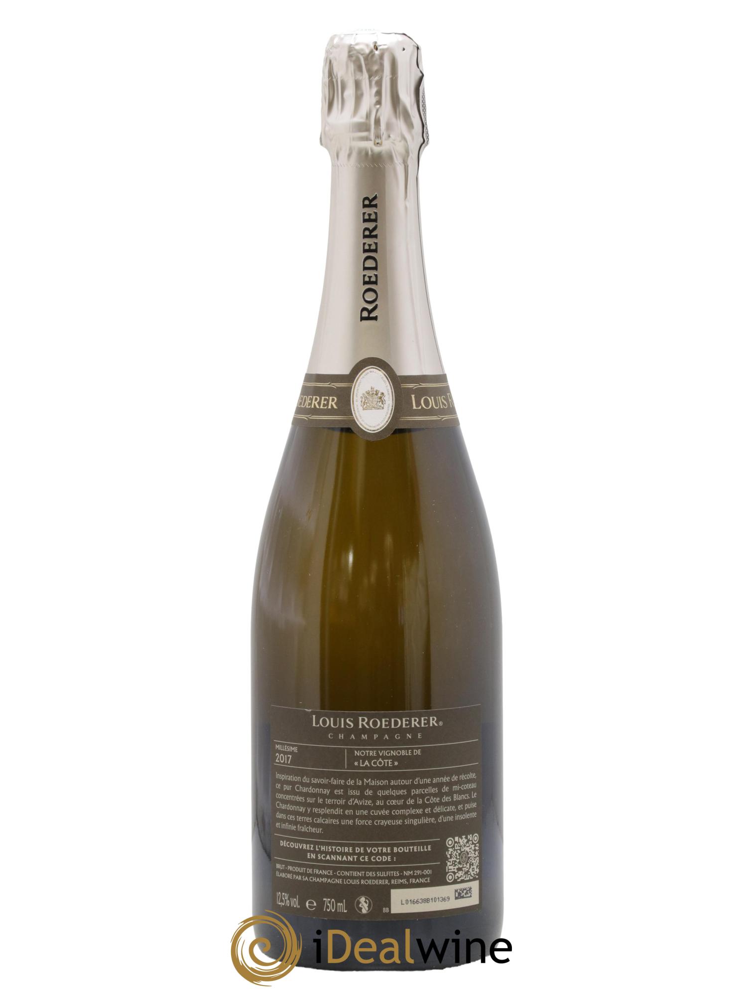 Blanc de Blancs Brut Louis Roederer 2017 - Lot de 1 bouteille - 1