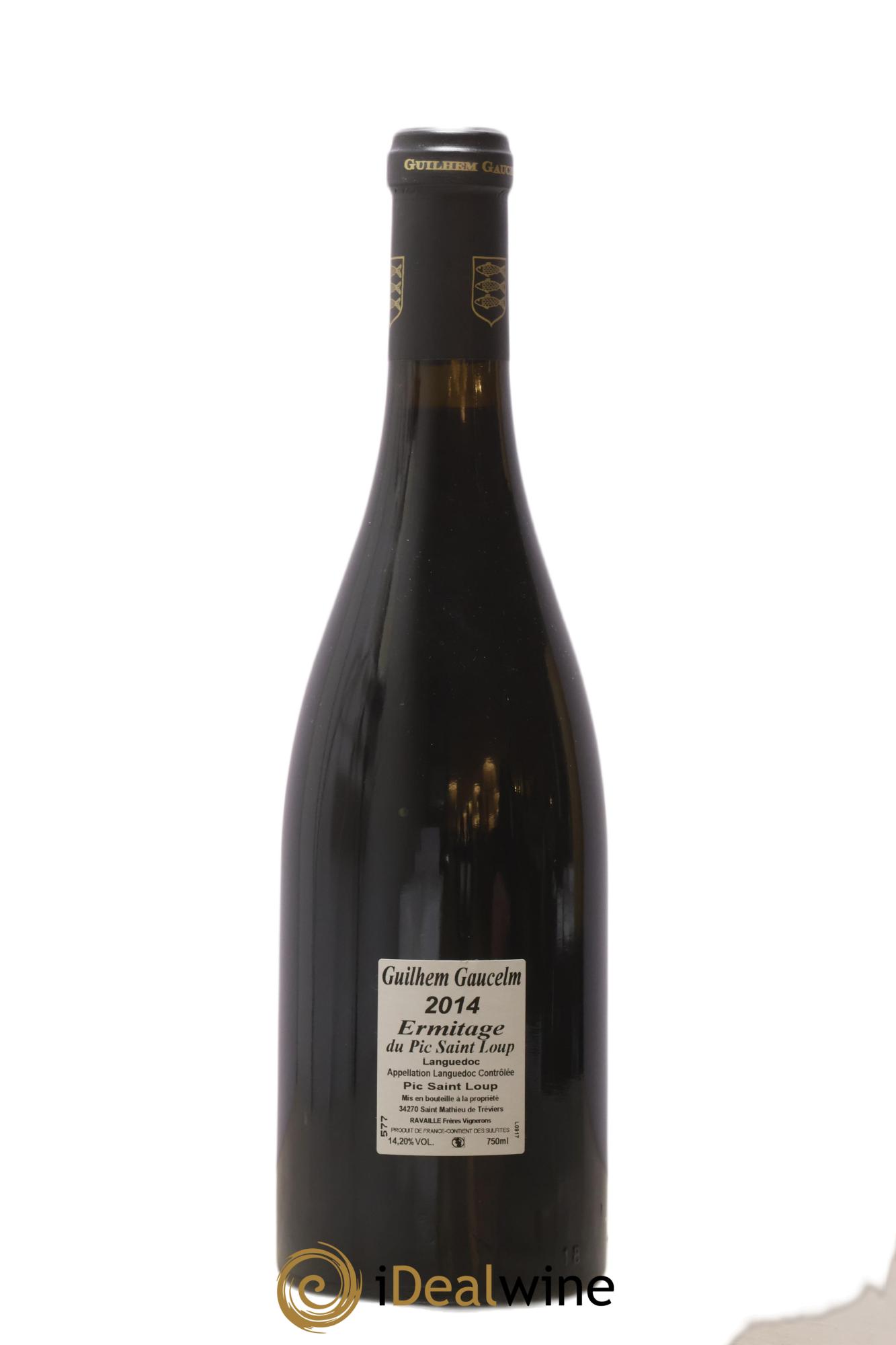 Pic Saint-Loup Héritage du Pic Saint-Loup (anciennement Ermitage) Guilhem Gaucelm 2014 - Lot of 1 bottle - 1