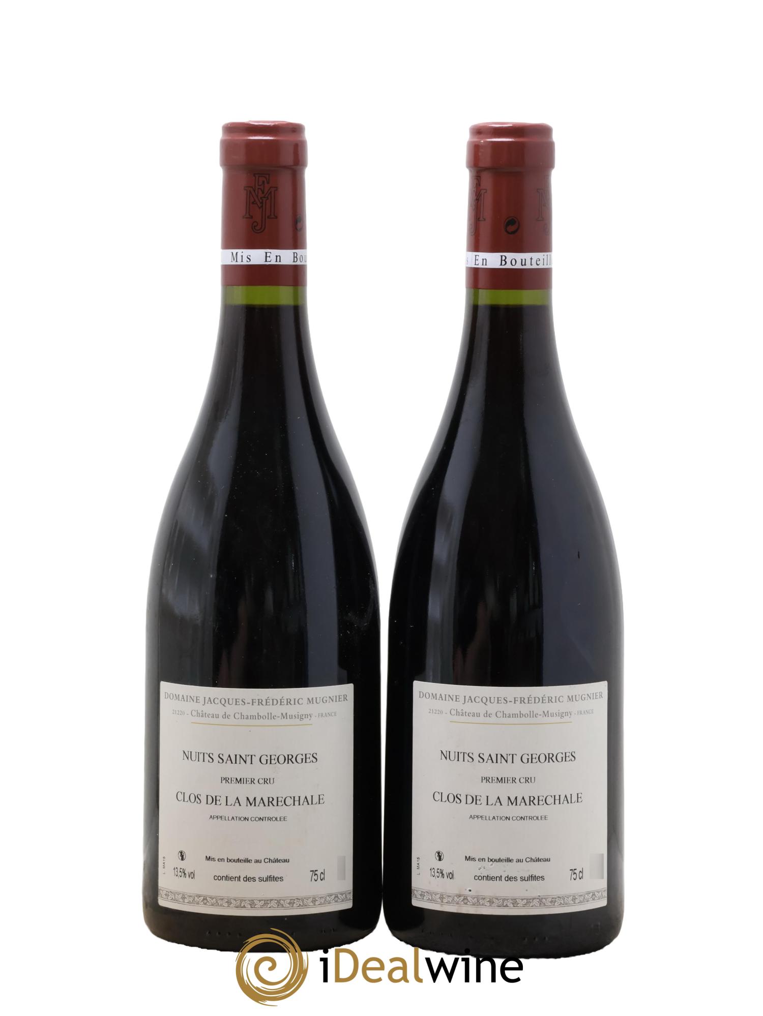 Nuits-Saint-Georges 1er Cru Clos de La Maréchale Jacques-Frédéric Mugnier 2015 - Lotto di 2 bottiglie - 1