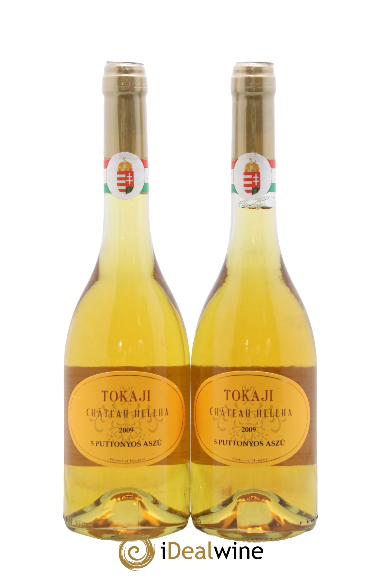 Tokaji 5 Puttonyos Château Hellha 2009 - Lot de 2 format 50cls - 0