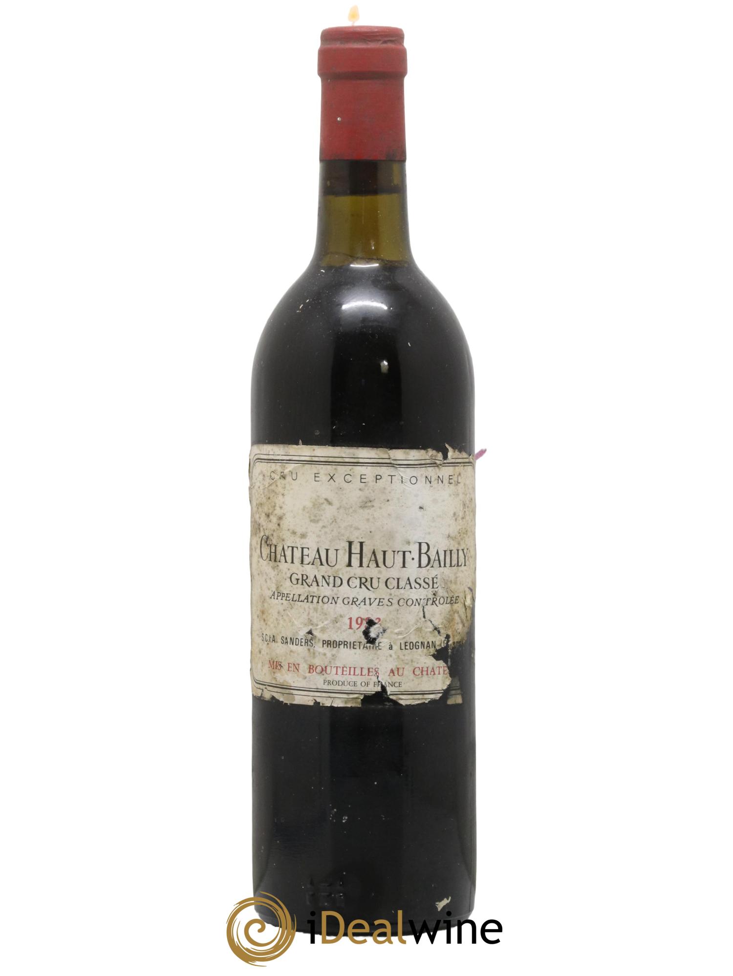 Château Haut-Bailly Cru Classé de Graves 1983 - Lot de 1 bouteille - 0