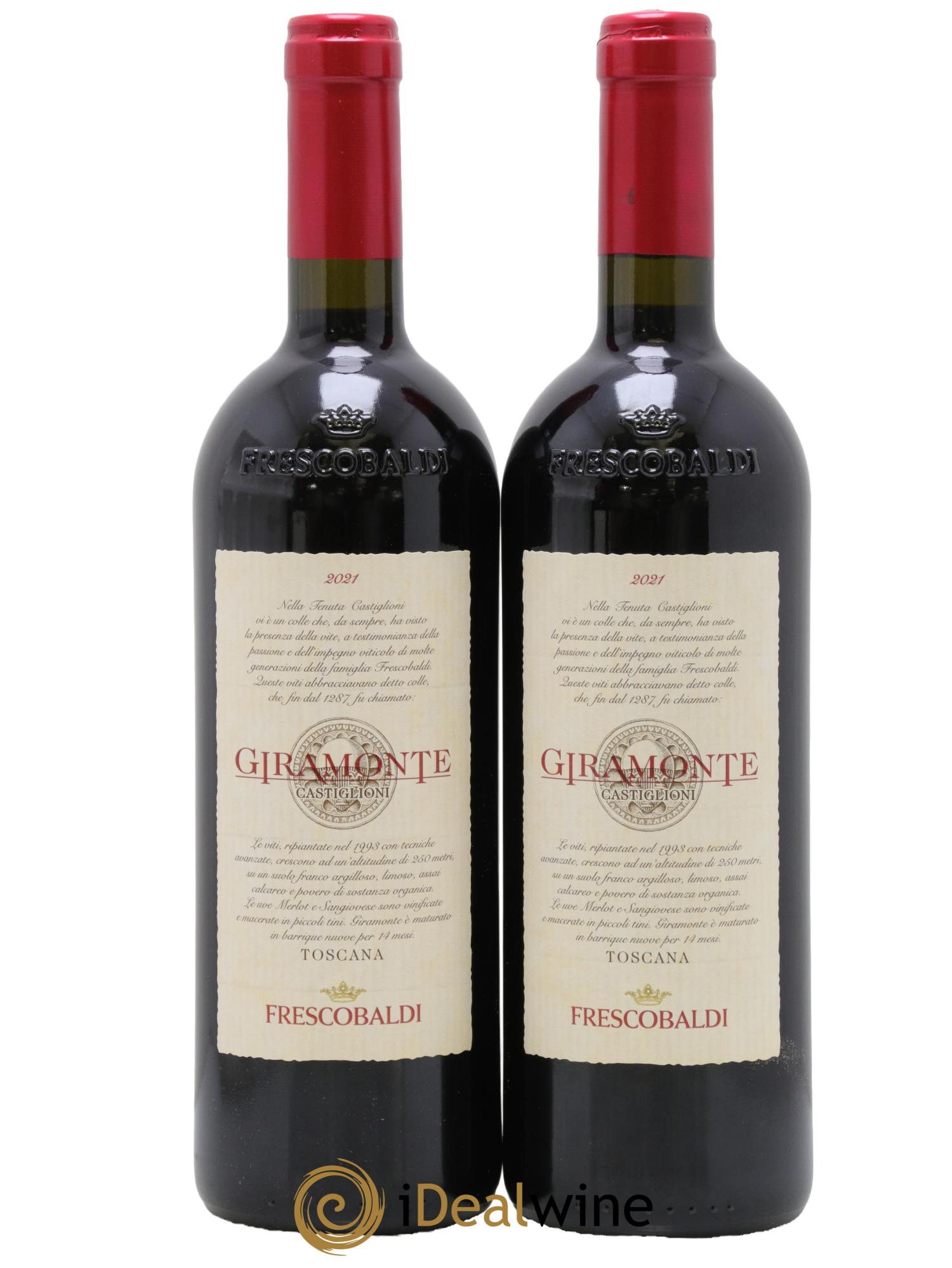 Italie Toscana IGT Giramonte Frescobaldi 2021 - Posten von 2 Flaschen - 0