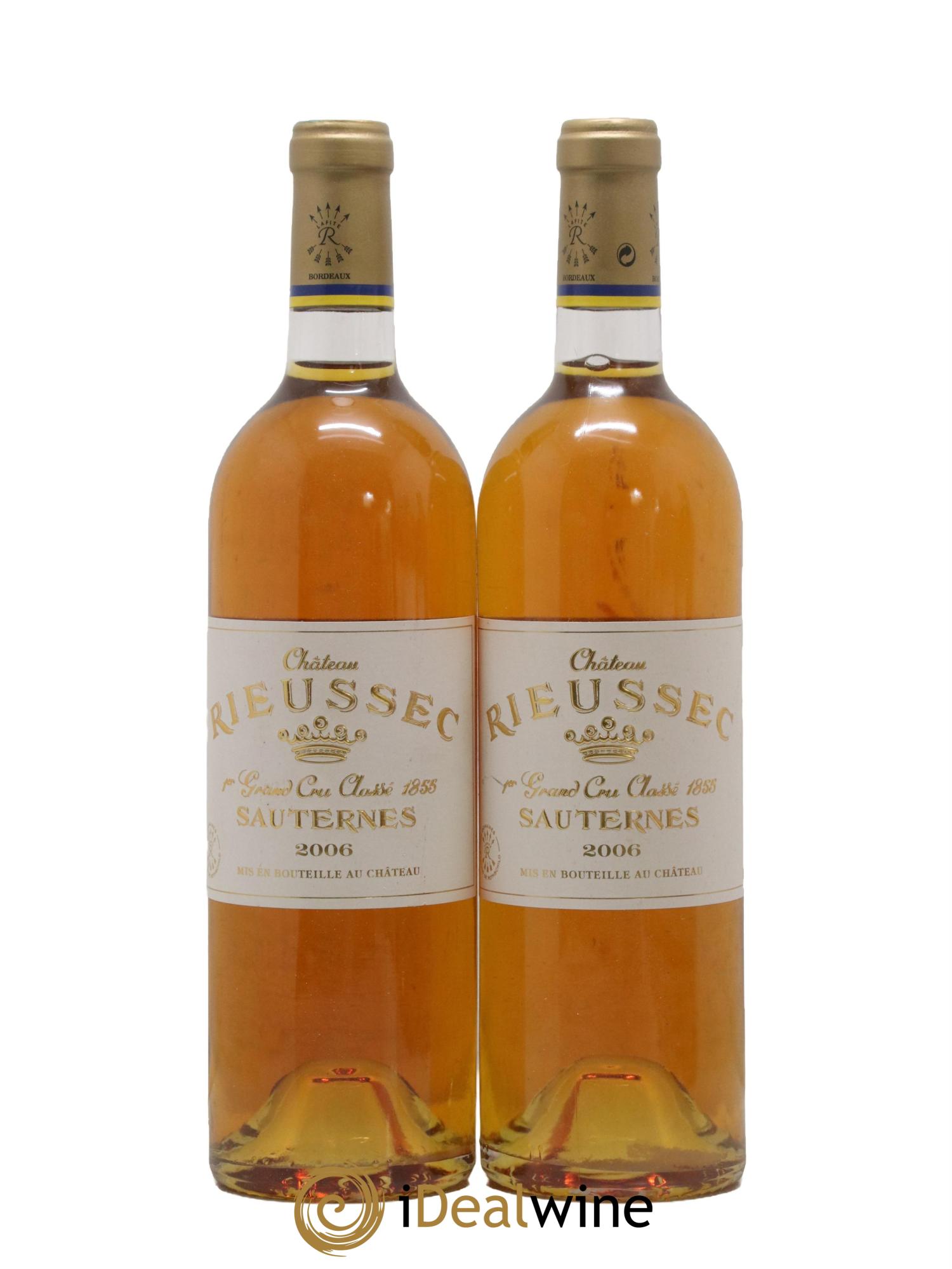 Château Rieussec 1er Grand Cru Classé 2006 - Lotto di 2 bottiglie - 0