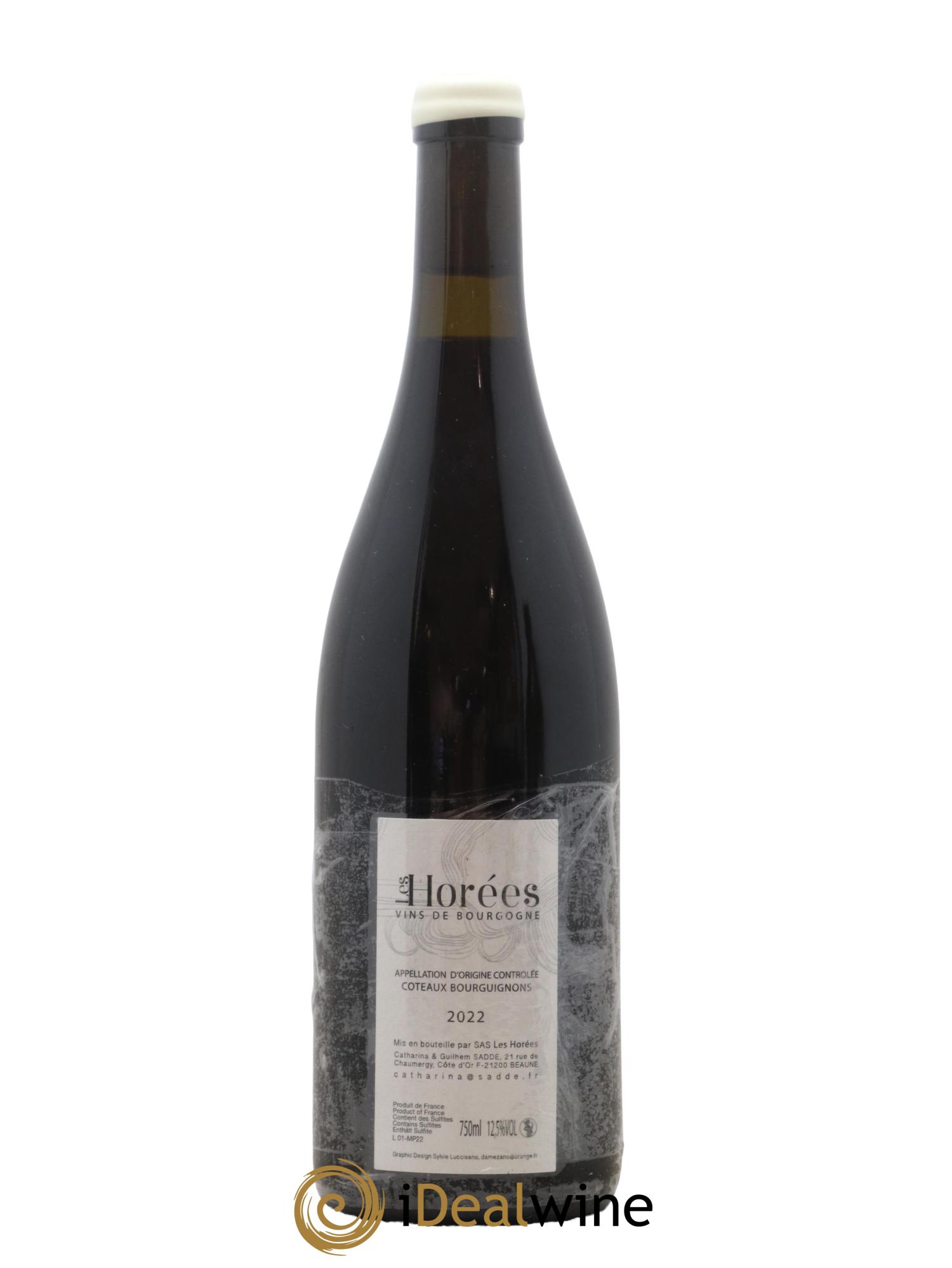 Coteaux Bourguignons Mon Poulain Les Horées 2022 - Lot de 1 bouteille - 1