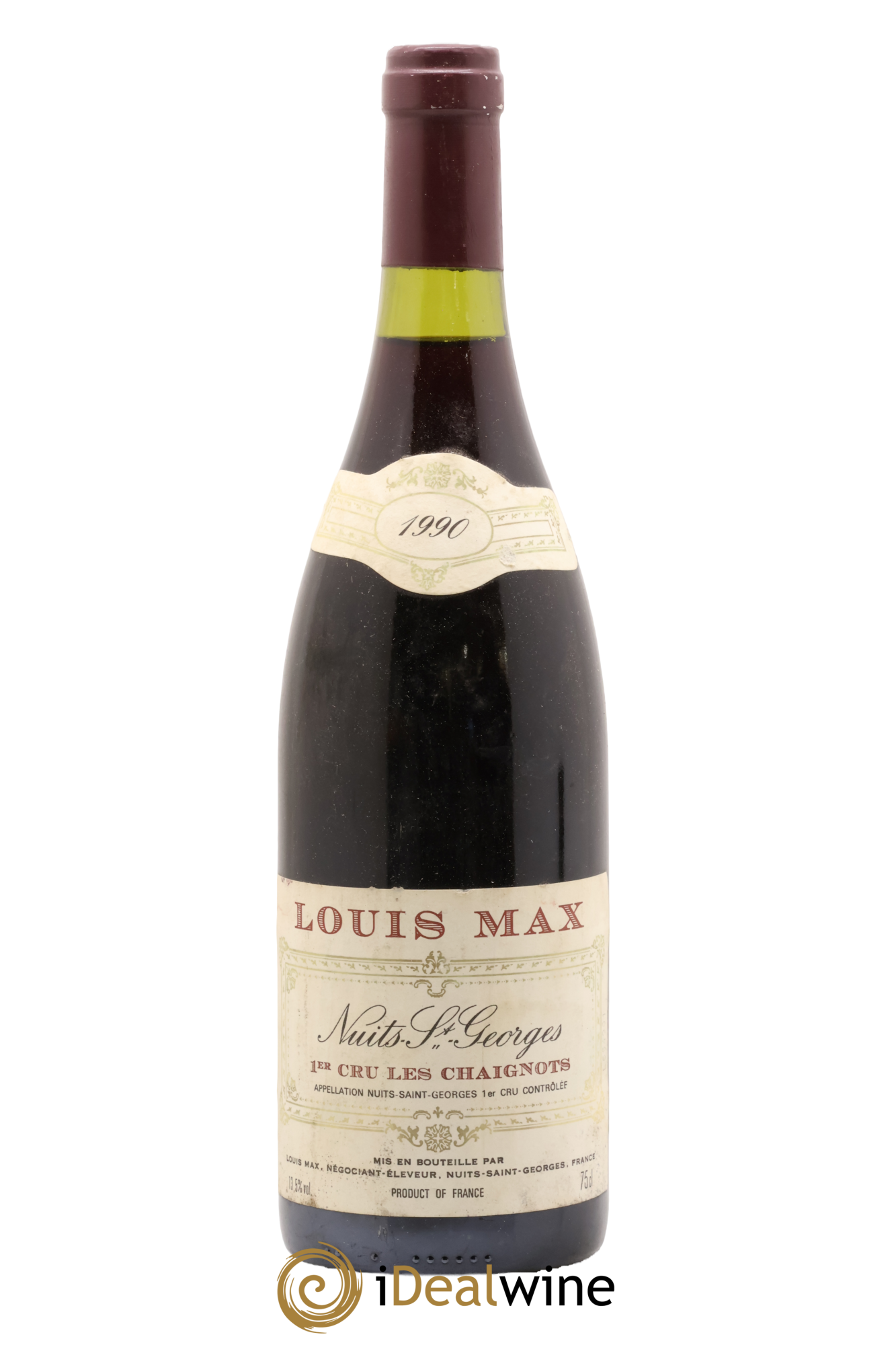 Nuits-Saint-Georges 1er Cru Les Chaignots Louis Max 1990 - Lot de 1 bouteille - 0