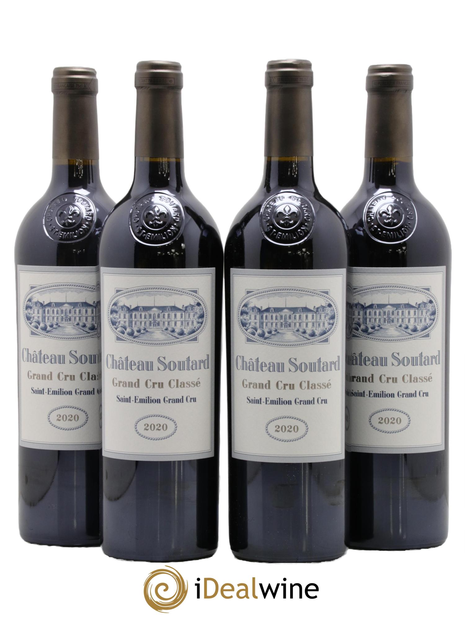 Château Soutard Grand Cru Classé 2020 - Lot of 4 bottles - 0
