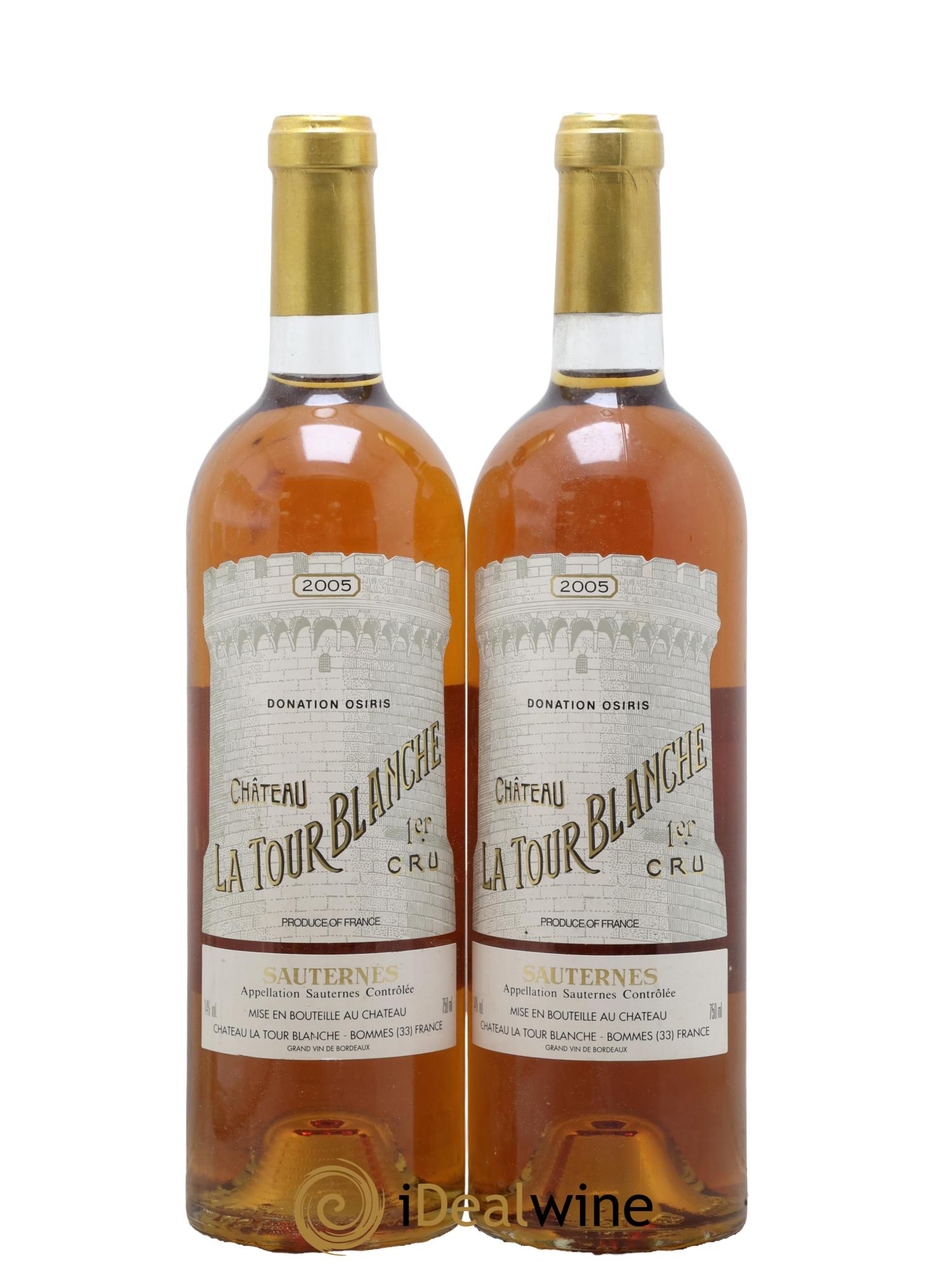 Château la Tour Blanche 1er Grand Cru Classé 2005 - Posten von 2 Flaschen - 0