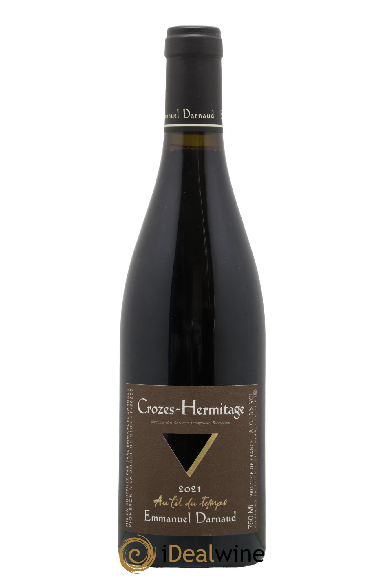 Crozes-Hermitage Au Fil du Temps Domaine Emmanuel Darnaud 2021 - Lot de 1 bouteille - 0