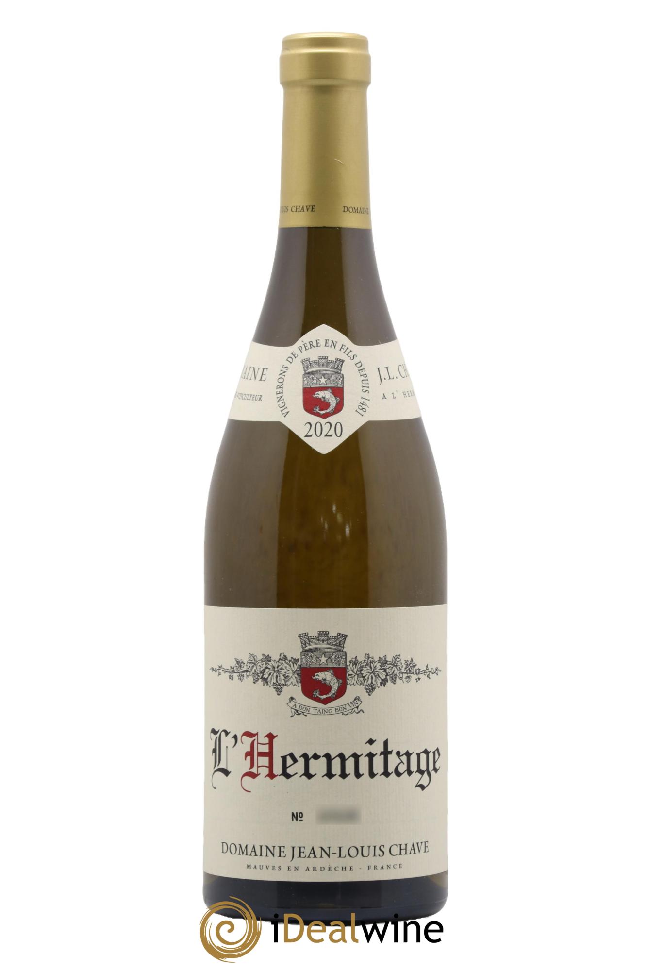 Hermitage Jean-Louis Chave 2020 - Lot de 1 bouteille - 0