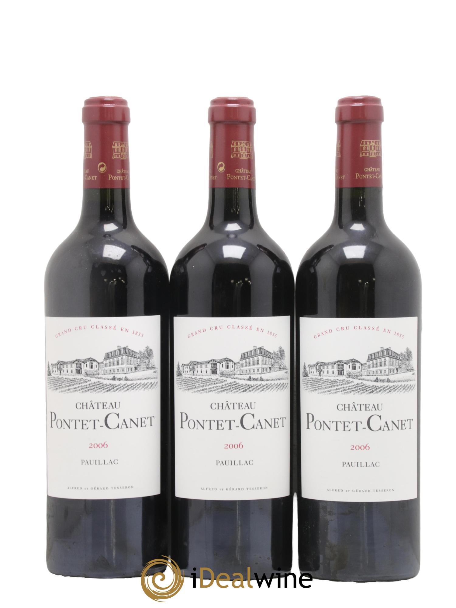 Château Pontet Canet 5ème Grand Cru Classé 2006 - Lot de 12 bouteilles - 3